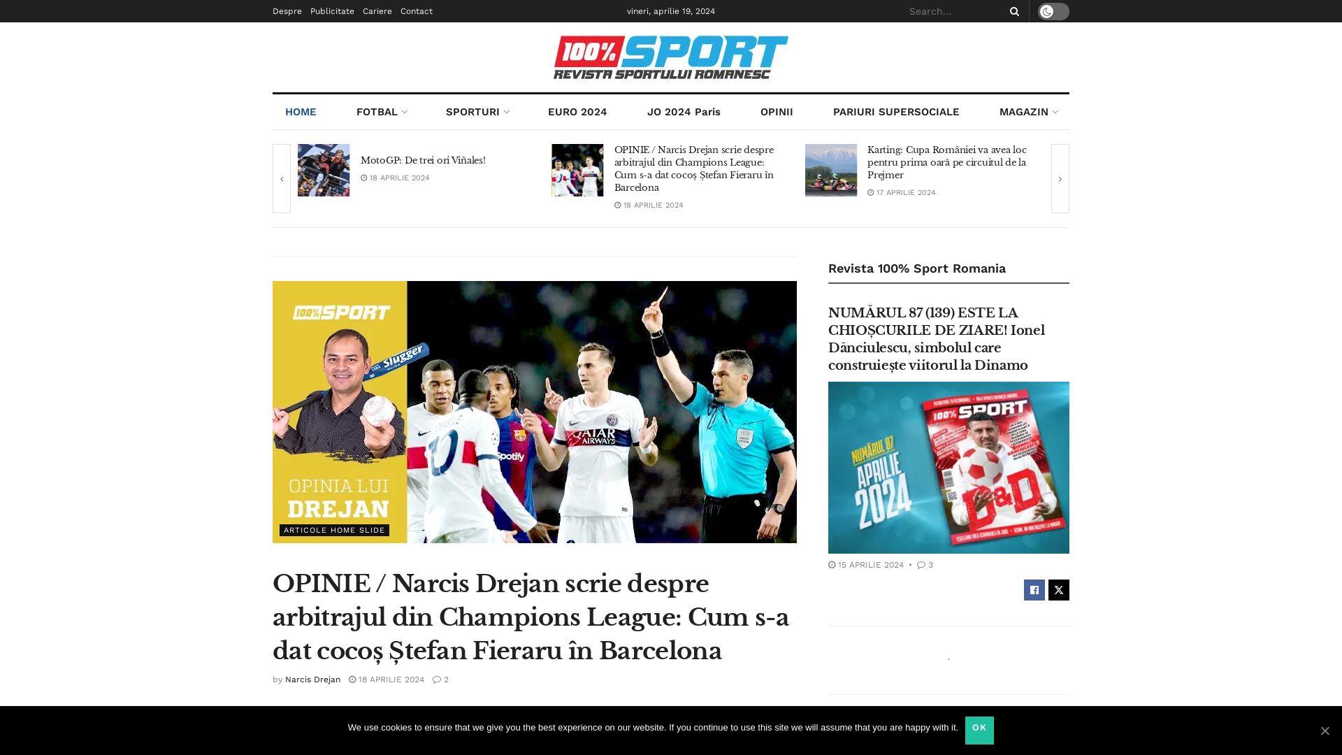 État du site web 100sport.ro est   EN LIGNE