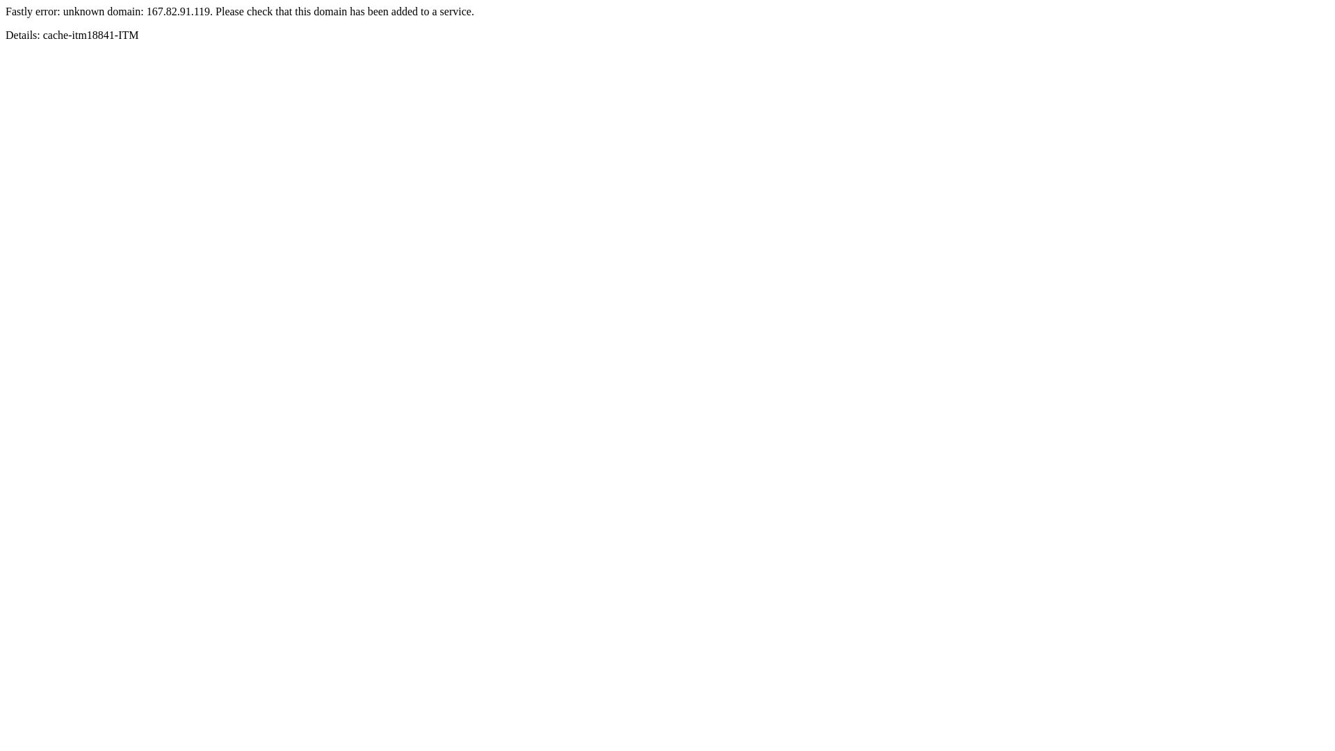 État du site web 167.82.91.119 est   EN LIGNE