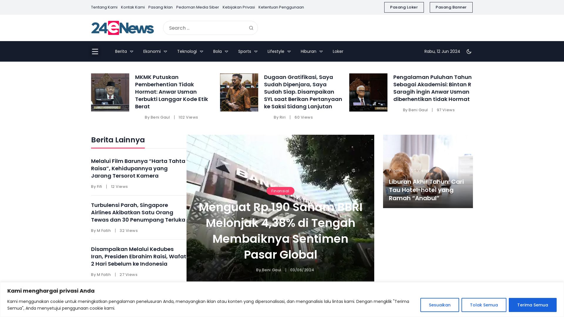 État du site web 24enews.com est   EN LIGNE