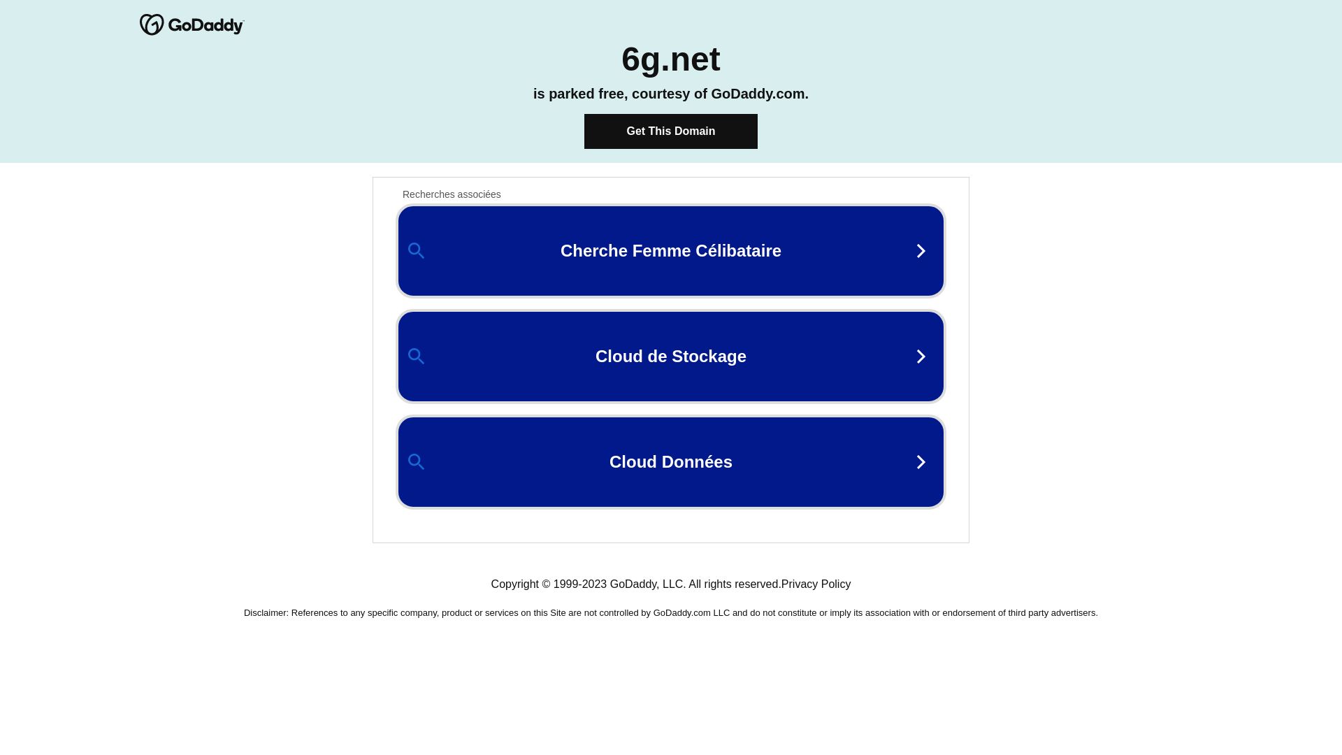 État du site web 6g.net est   EN LIGNE