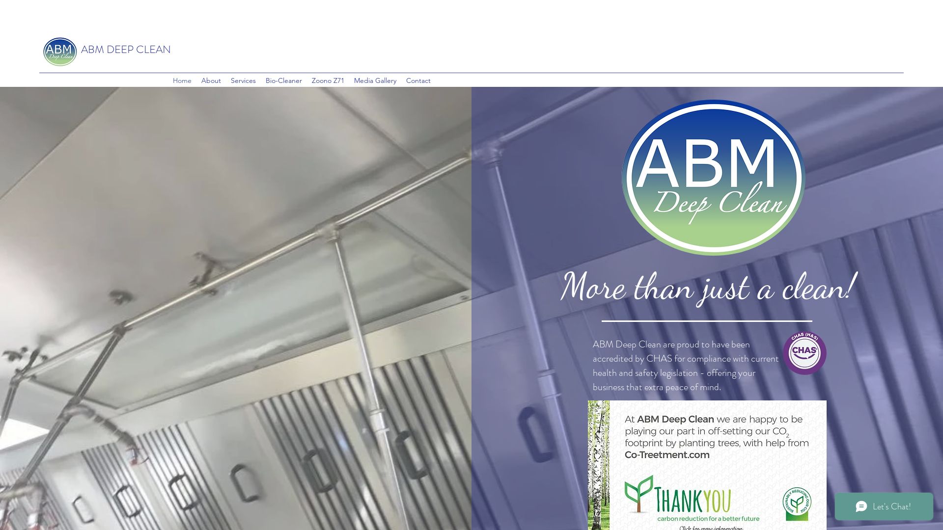 État du site web abmdeepclean.co.uk est   EN LIGNE