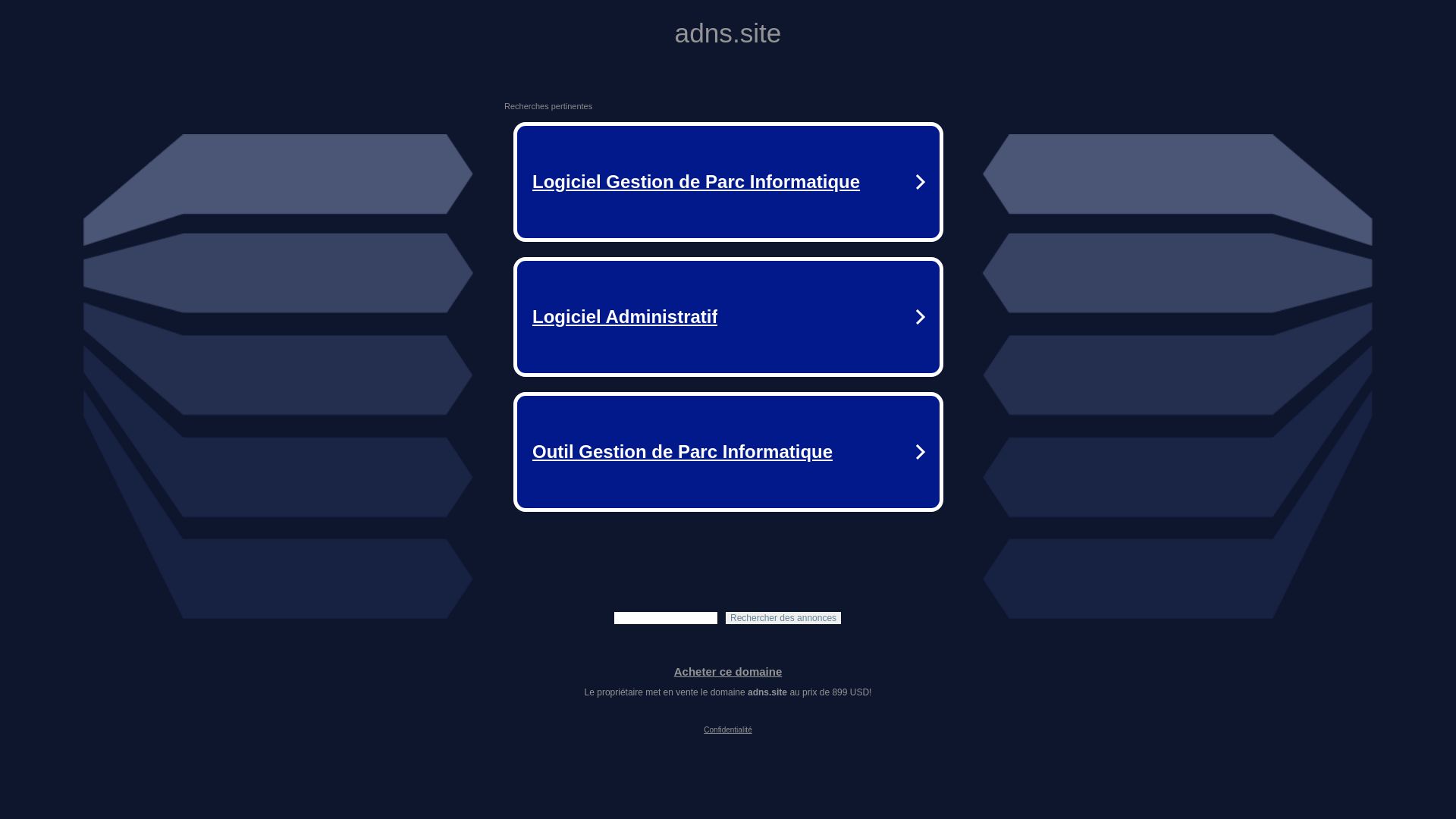 État du site web adns.site est   EN LIGNE