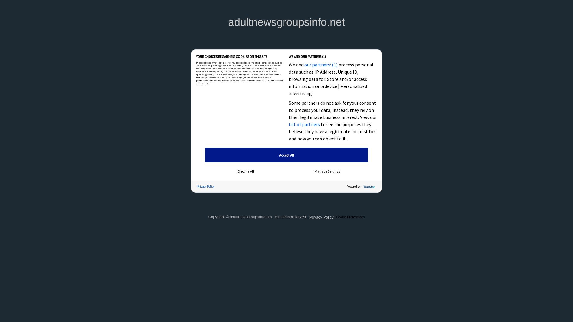 État du site web adultnewsgroupsinfo.net est   EN LIGNE