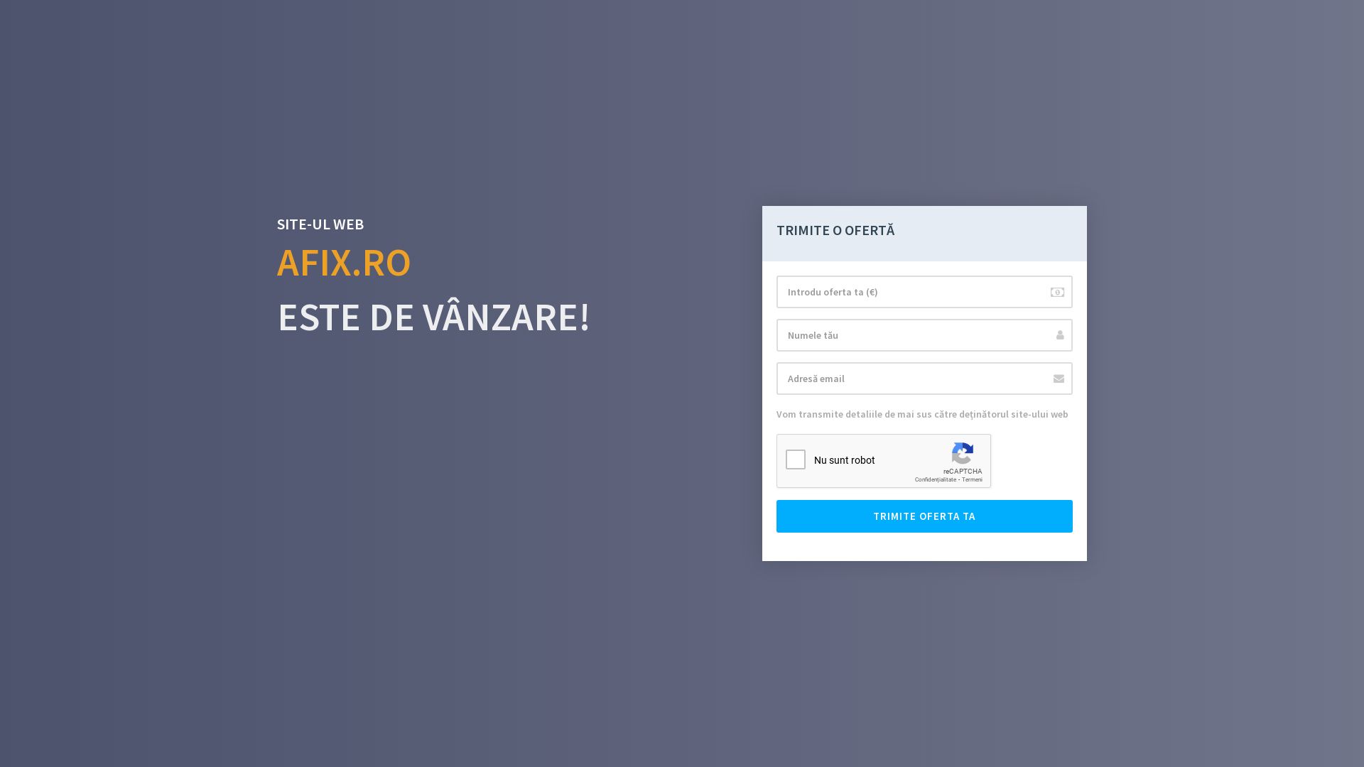 État du site web afix.ro est   EN LIGNE