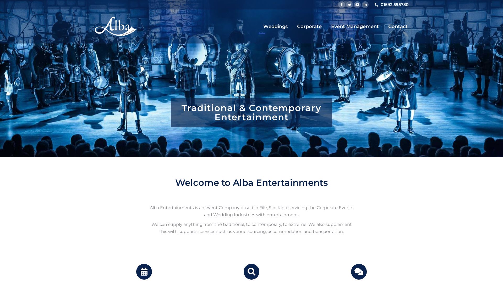 État du site web albaentertainments.co.uk est   EN LIGNE