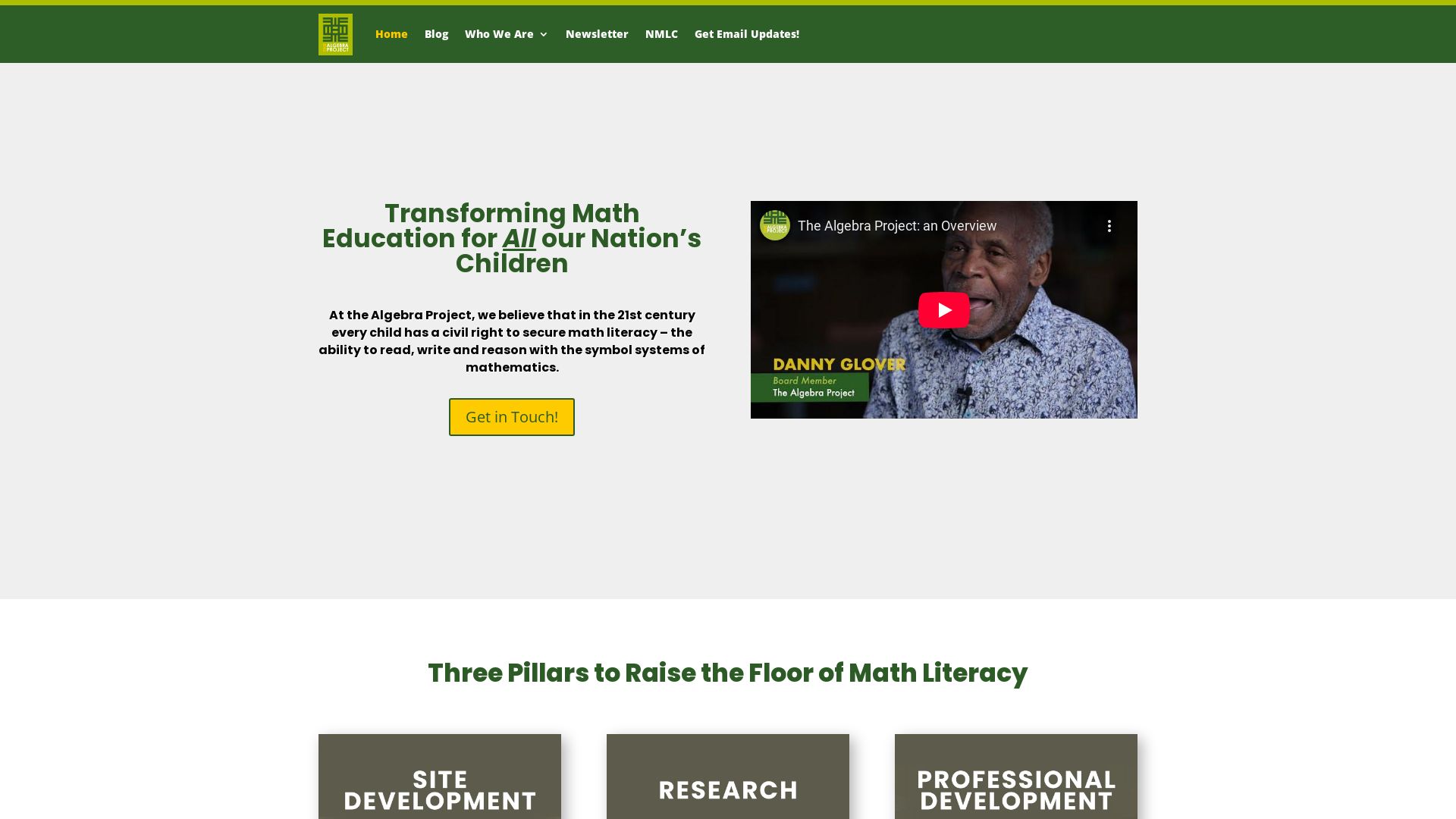 État du site web algebra.org est   EN LIGNE