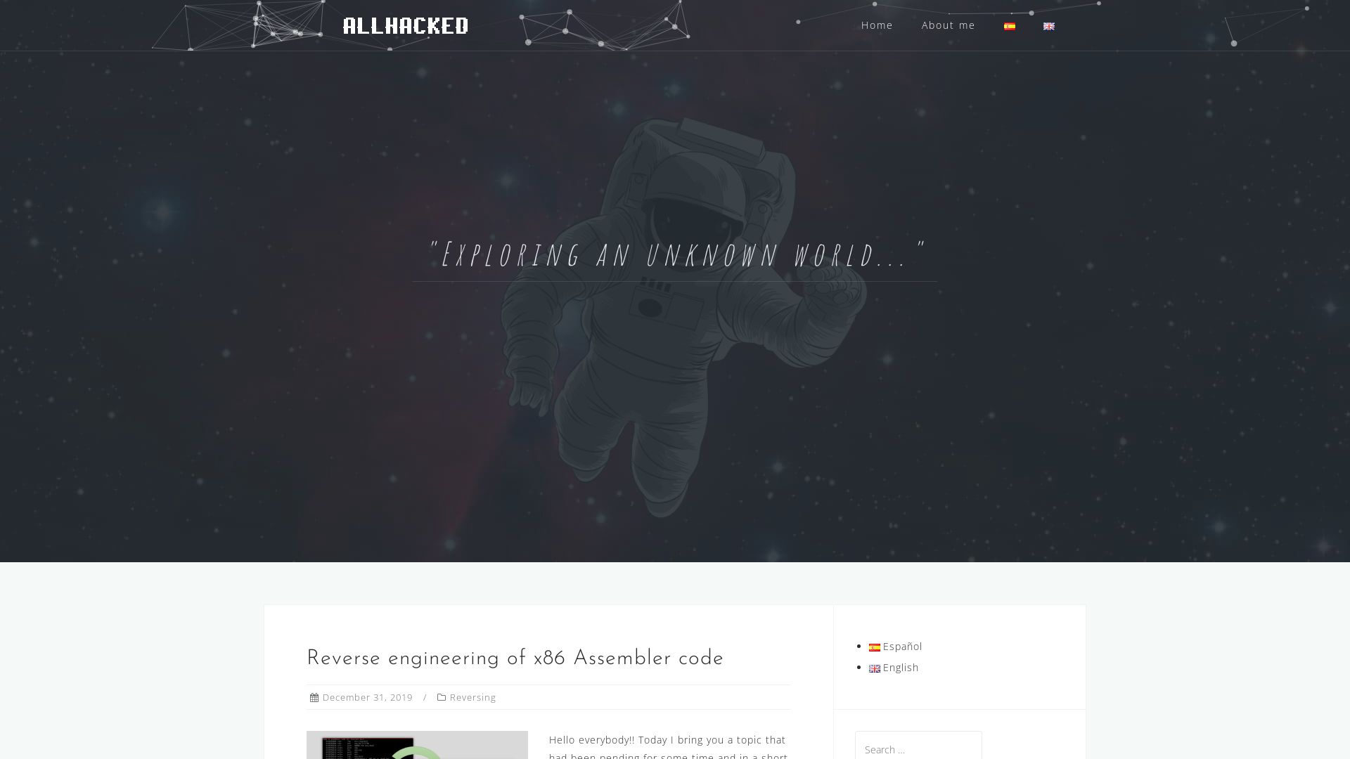 État du site web allhacked.com est   EN LIGNE
