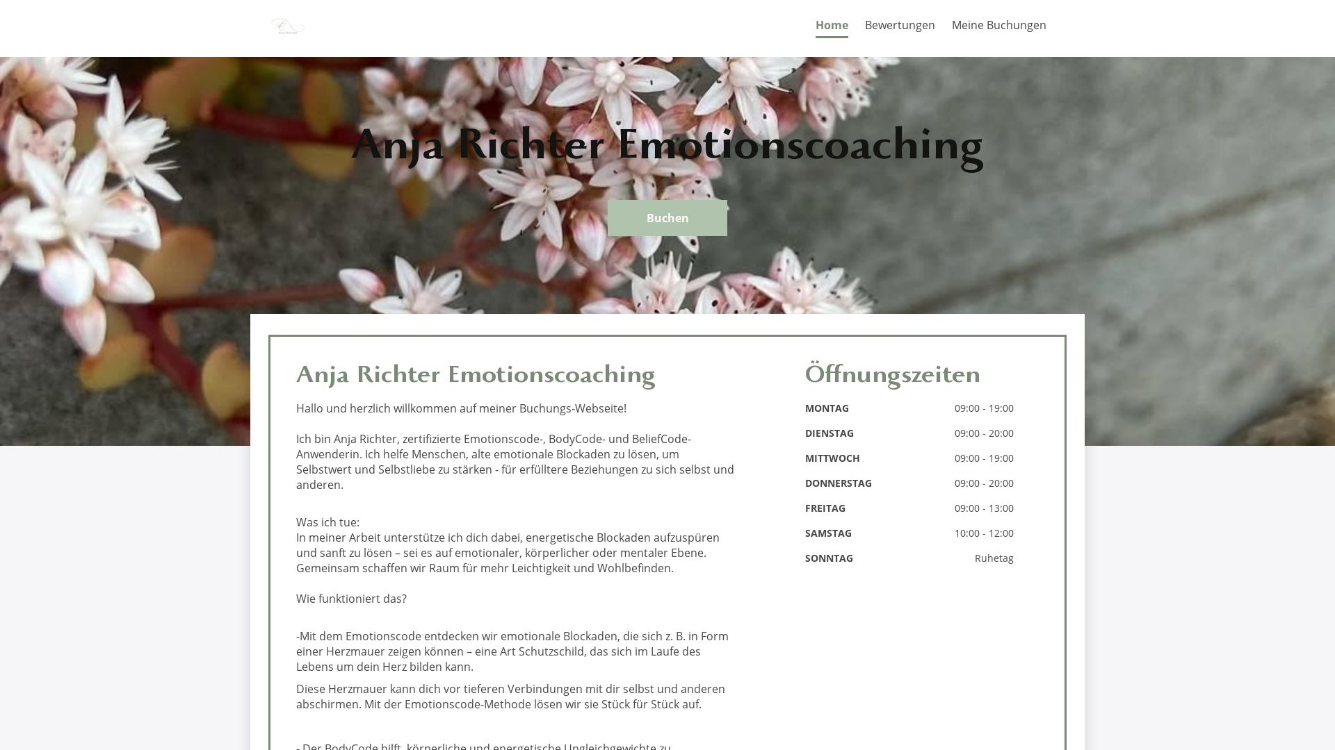 État du site web anja-richter.de est   EN LIGNE