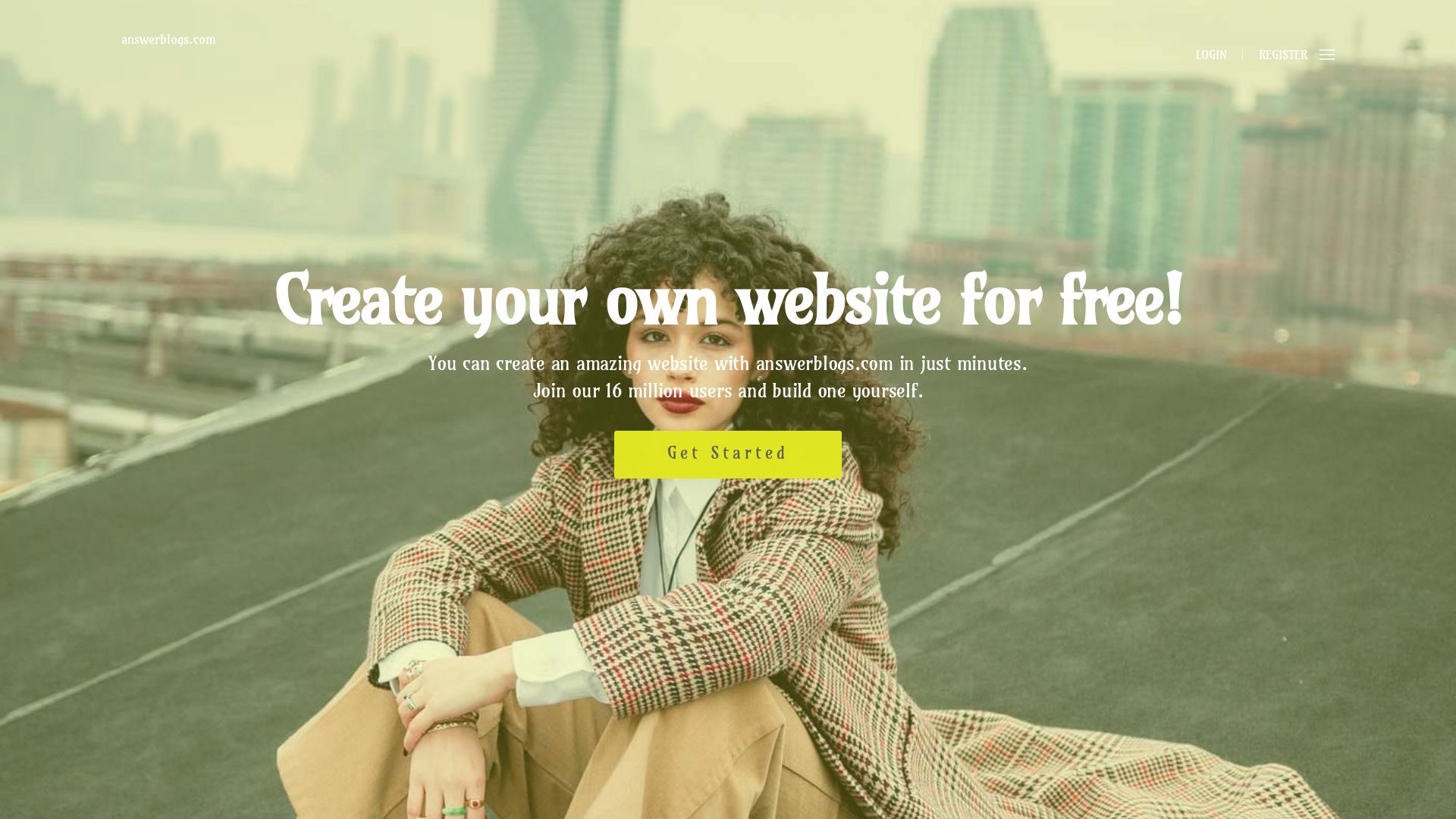 État du site web answerblogs.com est   EN LIGNE