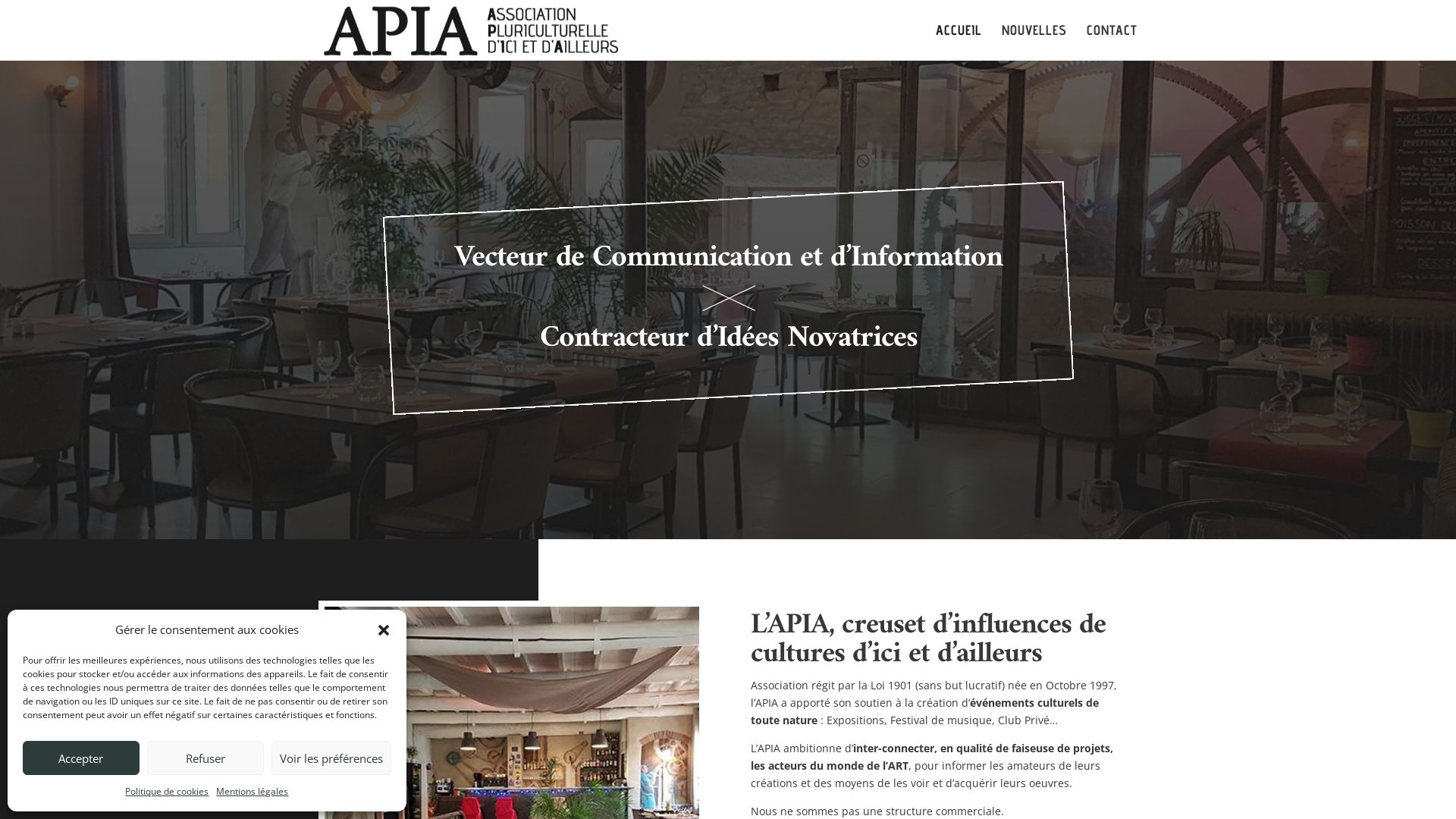 État du site web apia-evenements.com est   EN LIGNE