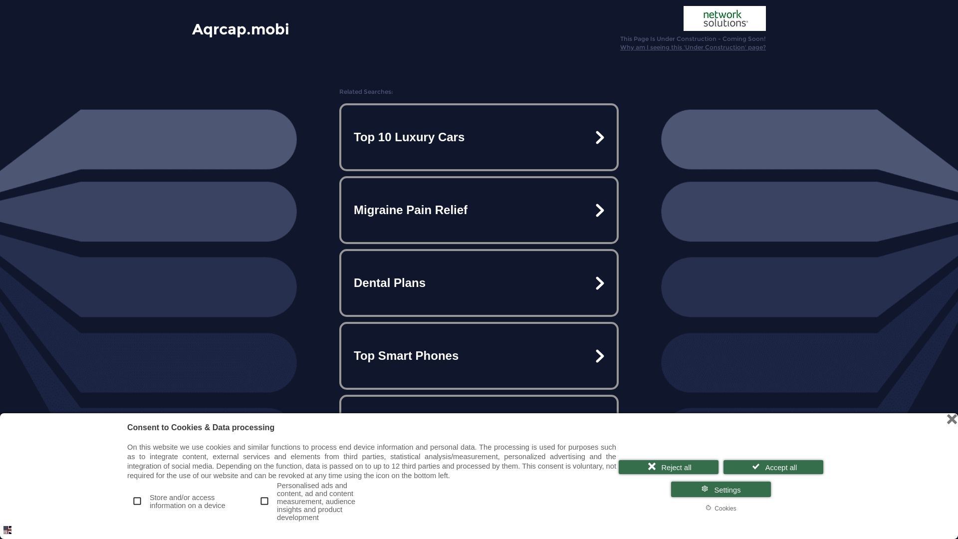 État du site web aqrcap.mobi est   EN LIGNE