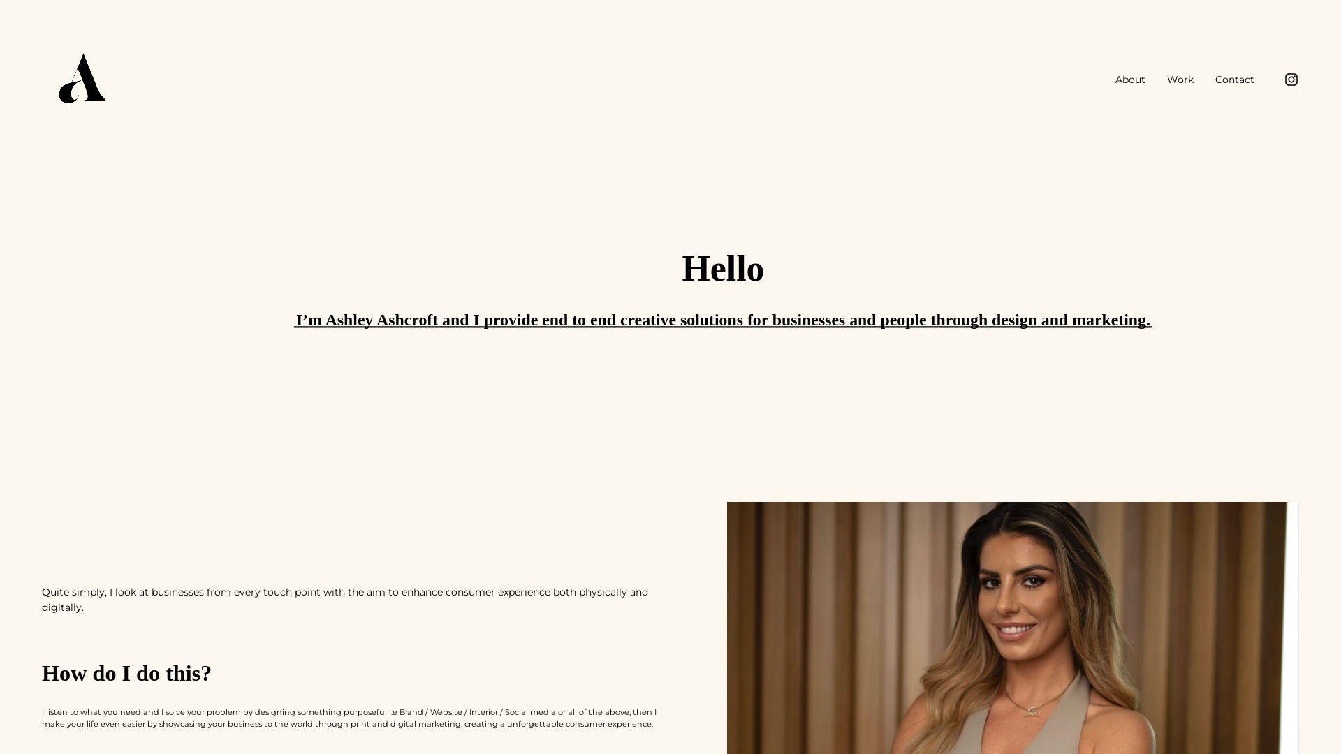 État du site web ashleyashcroft.com est   EN LIGNE