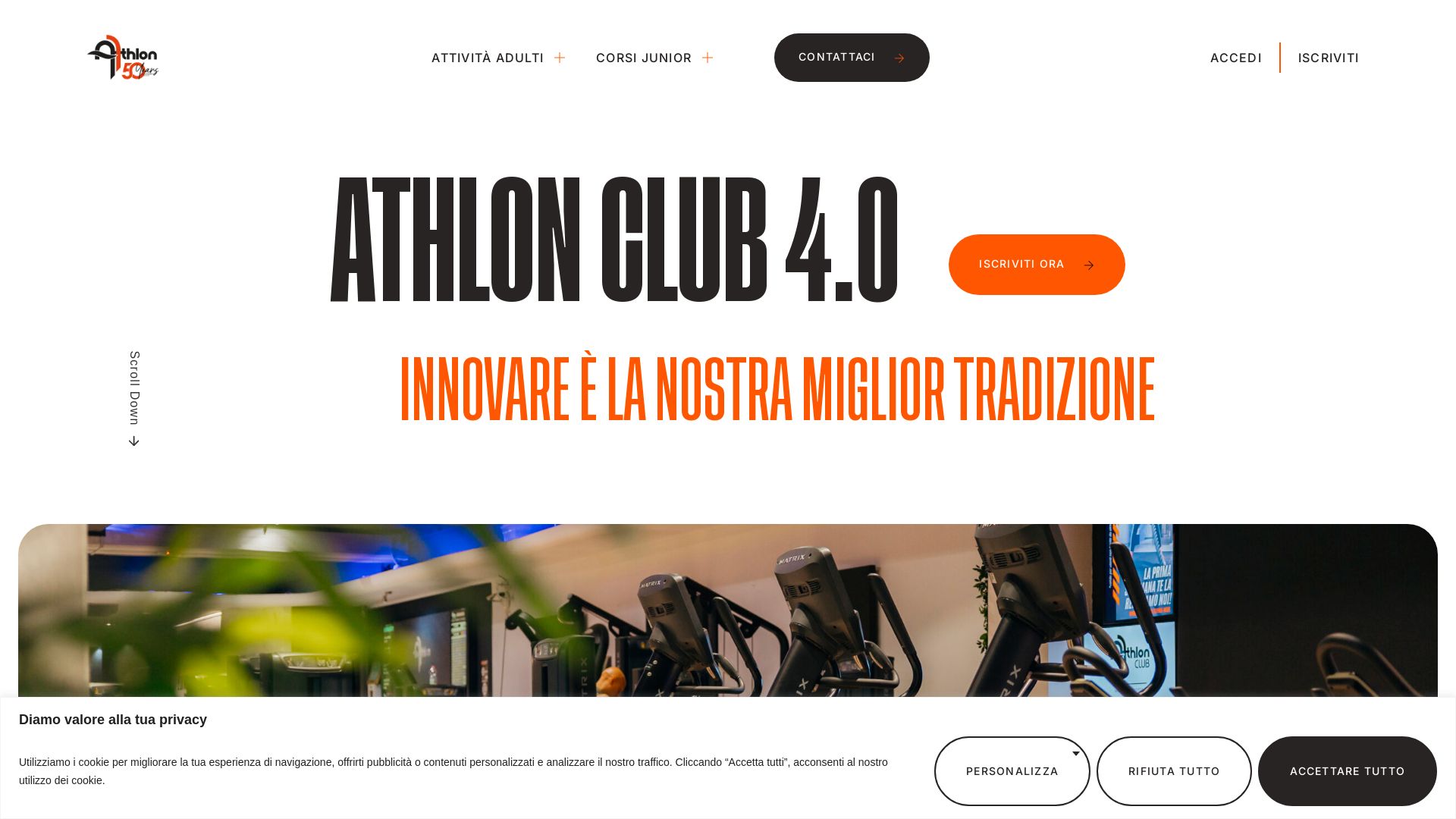 État du site web athlonroma.it est   EN LIGNE