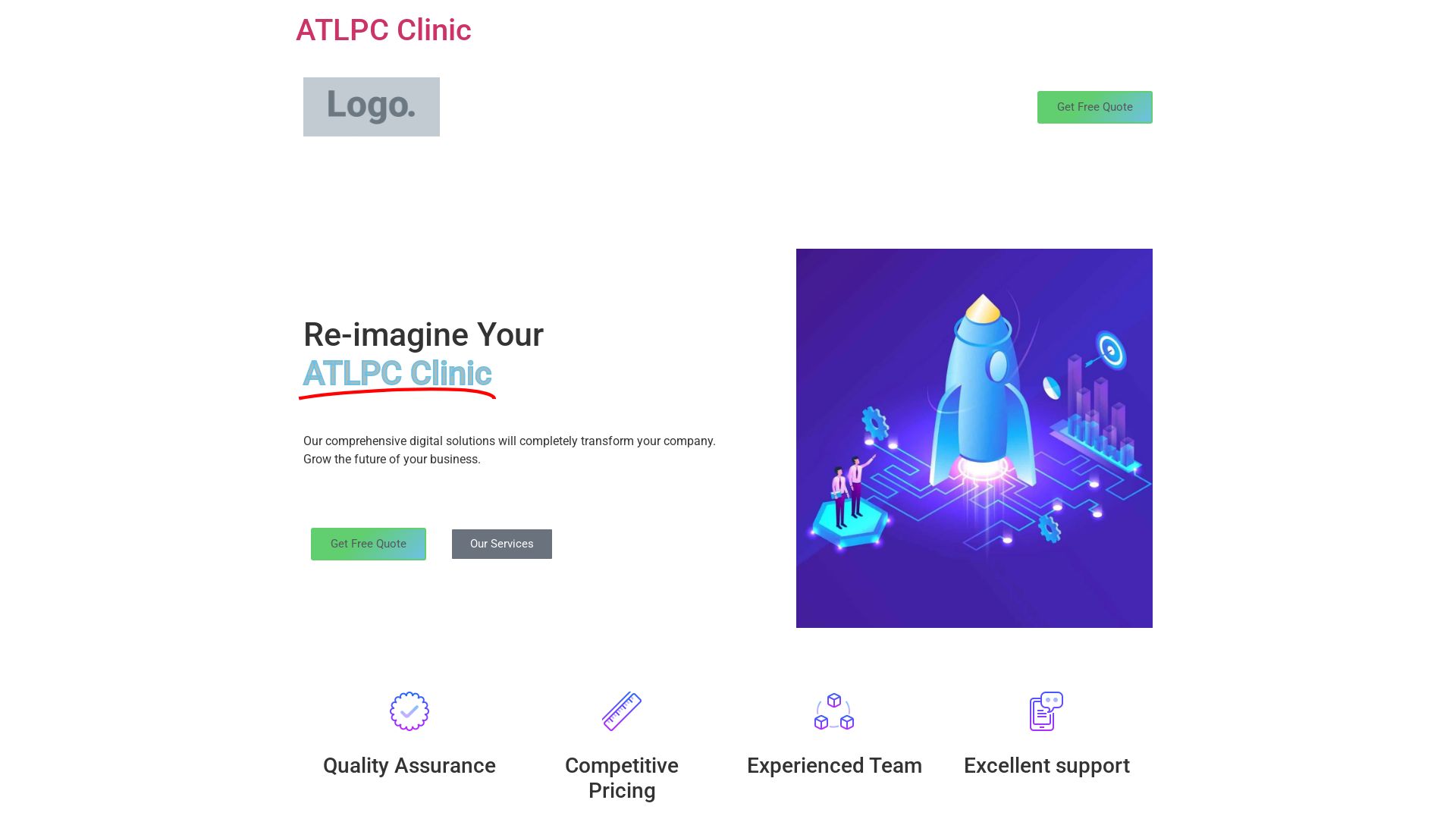 État du site web atlpcclinic.com est   EN LIGNE
