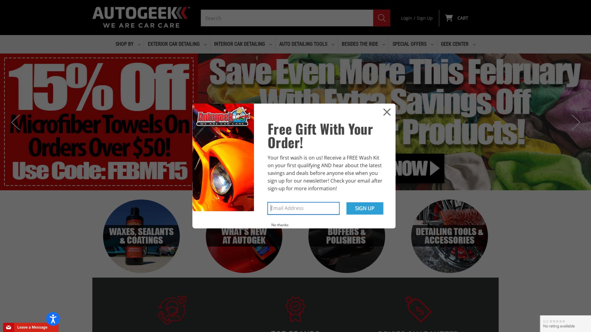 État du site web autogeek.net est   EN LIGNE