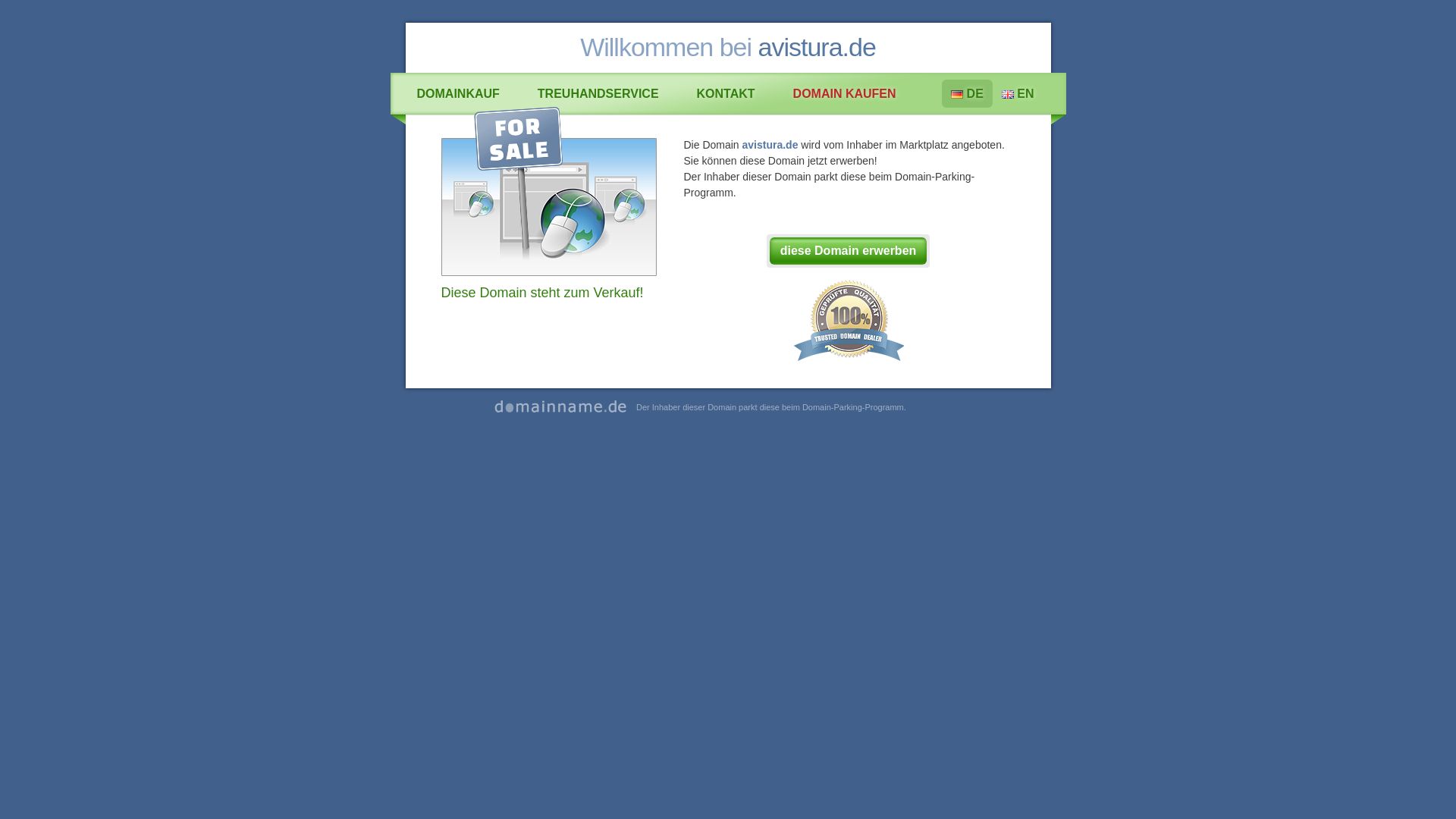 État du site web avistura.de est   EN LIGNE