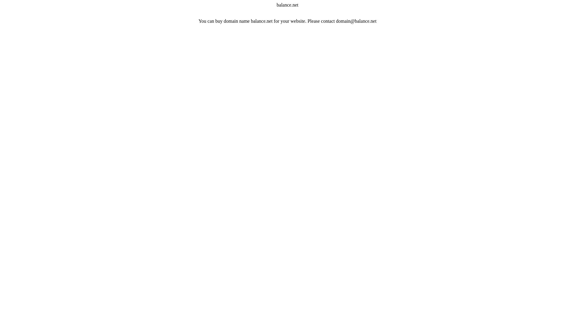 État du site web balance.net est   EN LIGNE