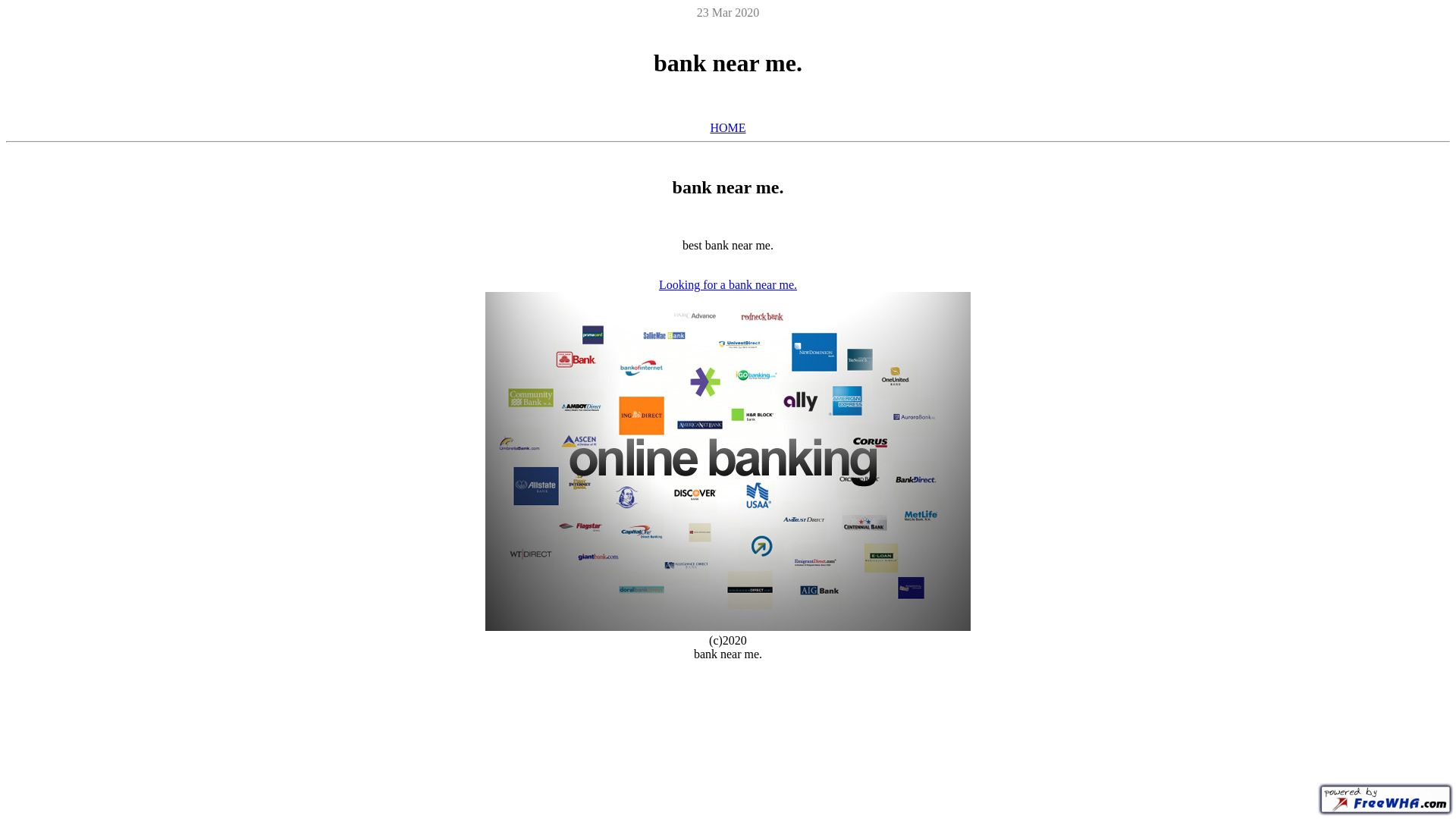 État du site web banknearme.ueuo.com est   EN LIGNE