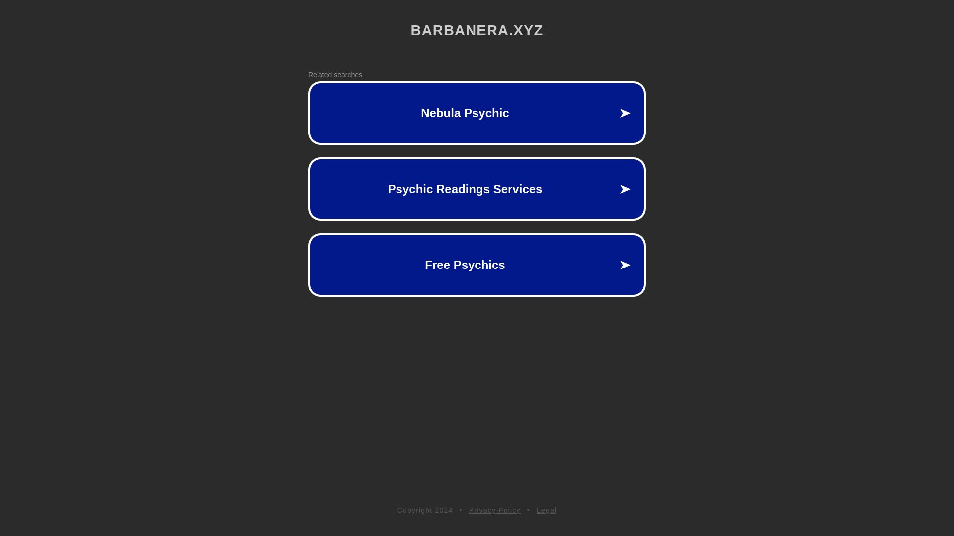 État du site web barbanera.xyz est   EN LIGNE