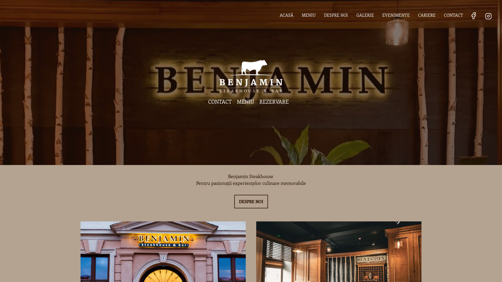 État du site web benjaminsteakhouse.ro est   EN LIGNE