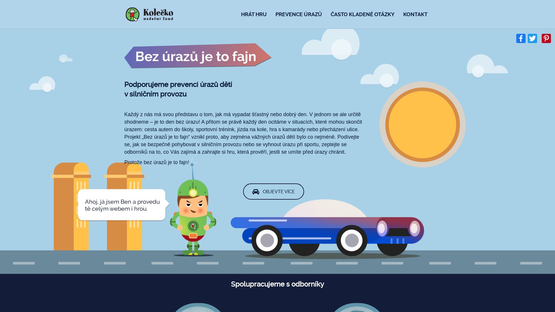 État du site web bezurazujetofajn.cz est   EN LIGNE