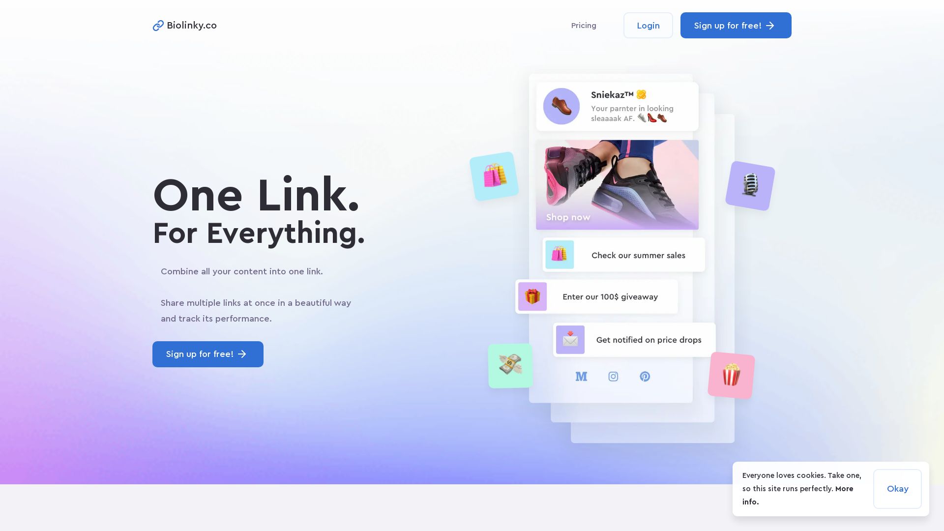 État du site web biolinky.co est   EN LIGNE