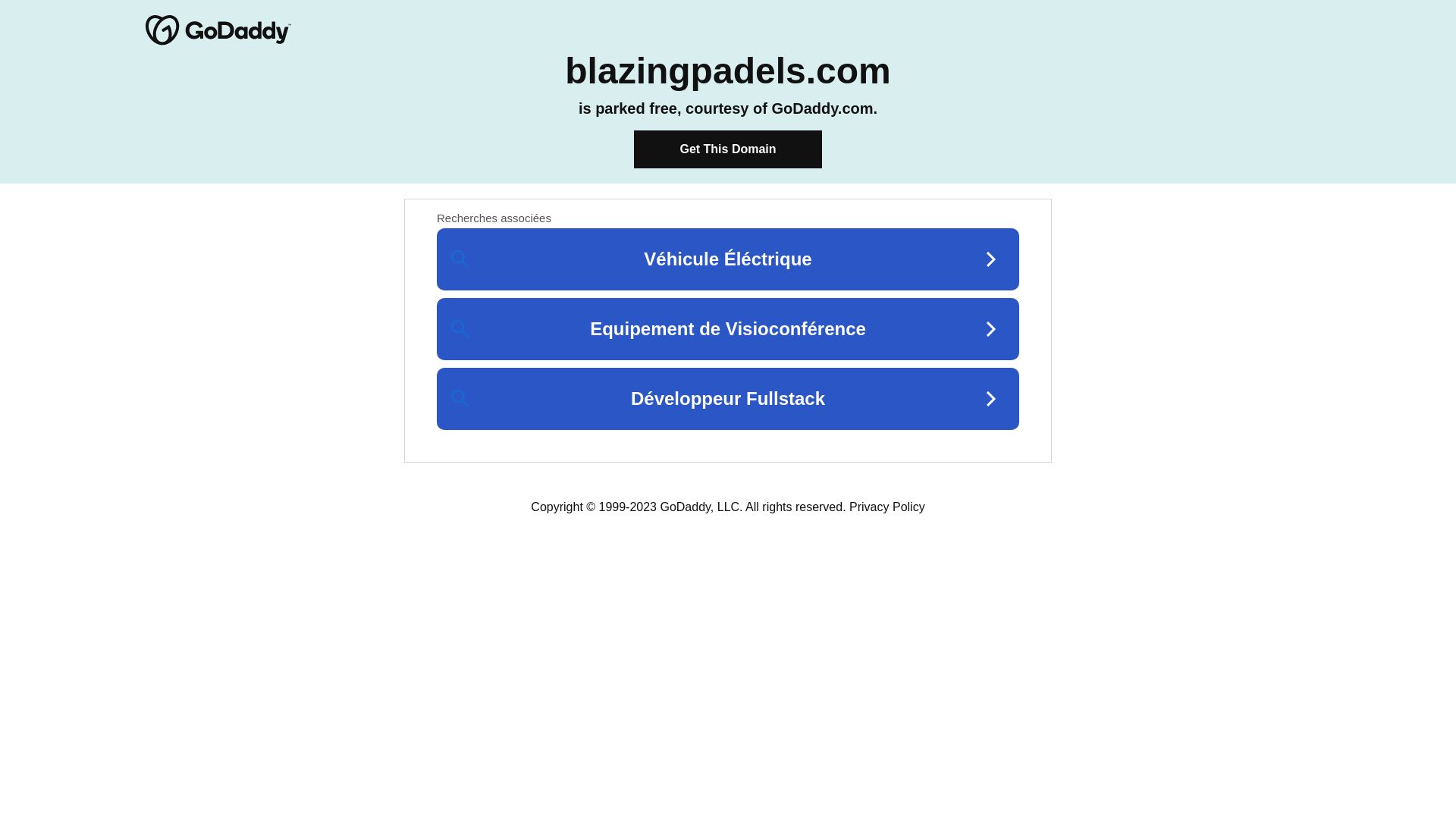 État du site web blazingpadels.com est   EN LIGNE