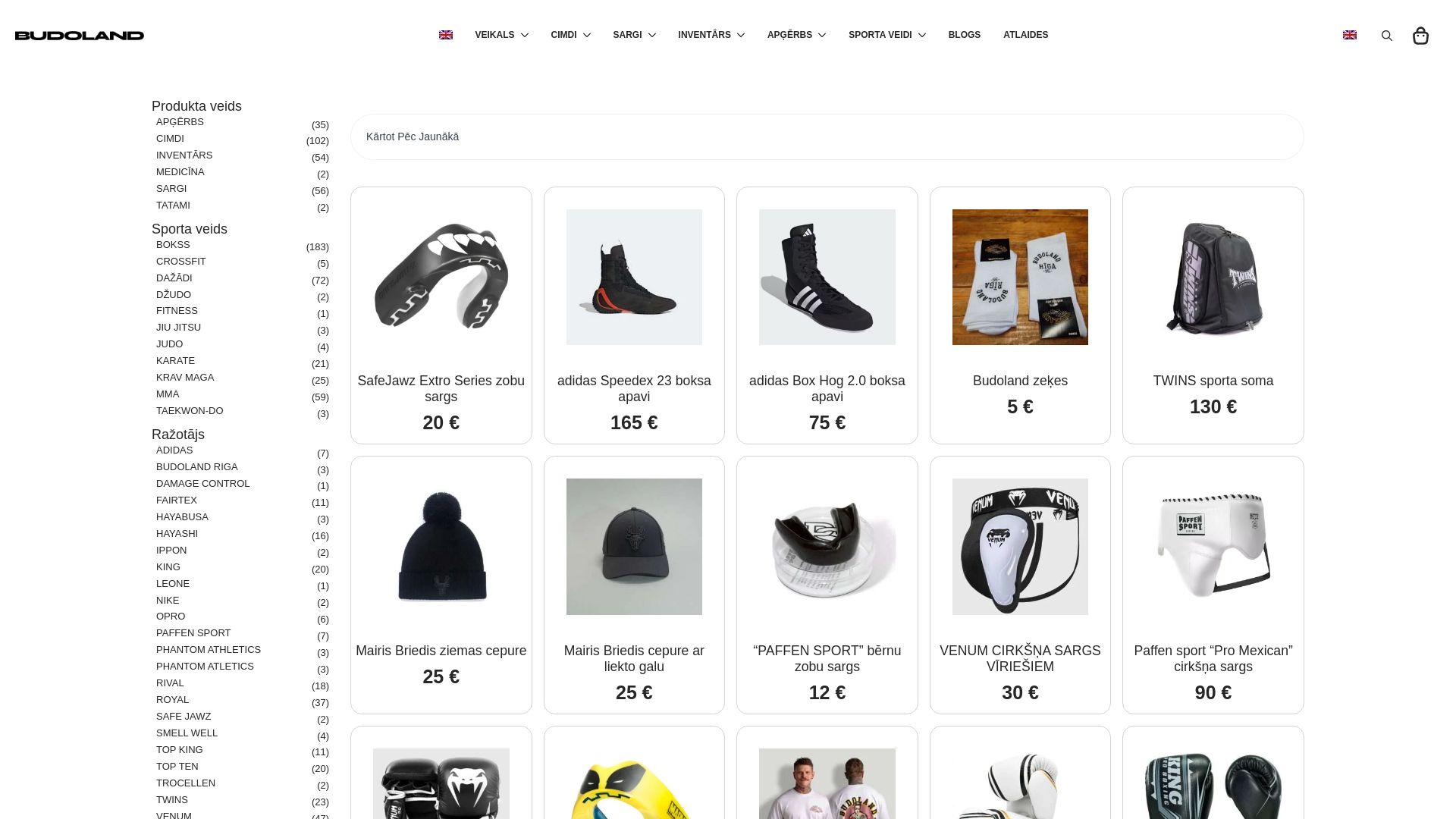 État du site web budoland.lv est   EN LIGNE