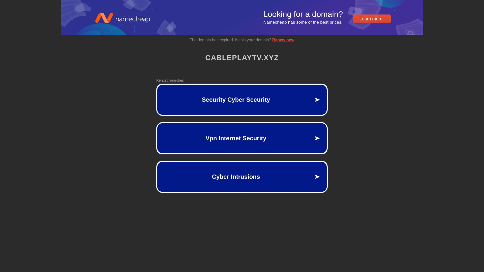 État du site web cableplaytv.xyz est   EN LIGNE