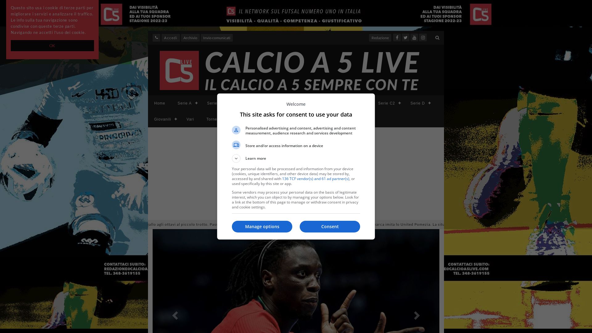 État du site web calcioa5live.com est   EN LIGNE