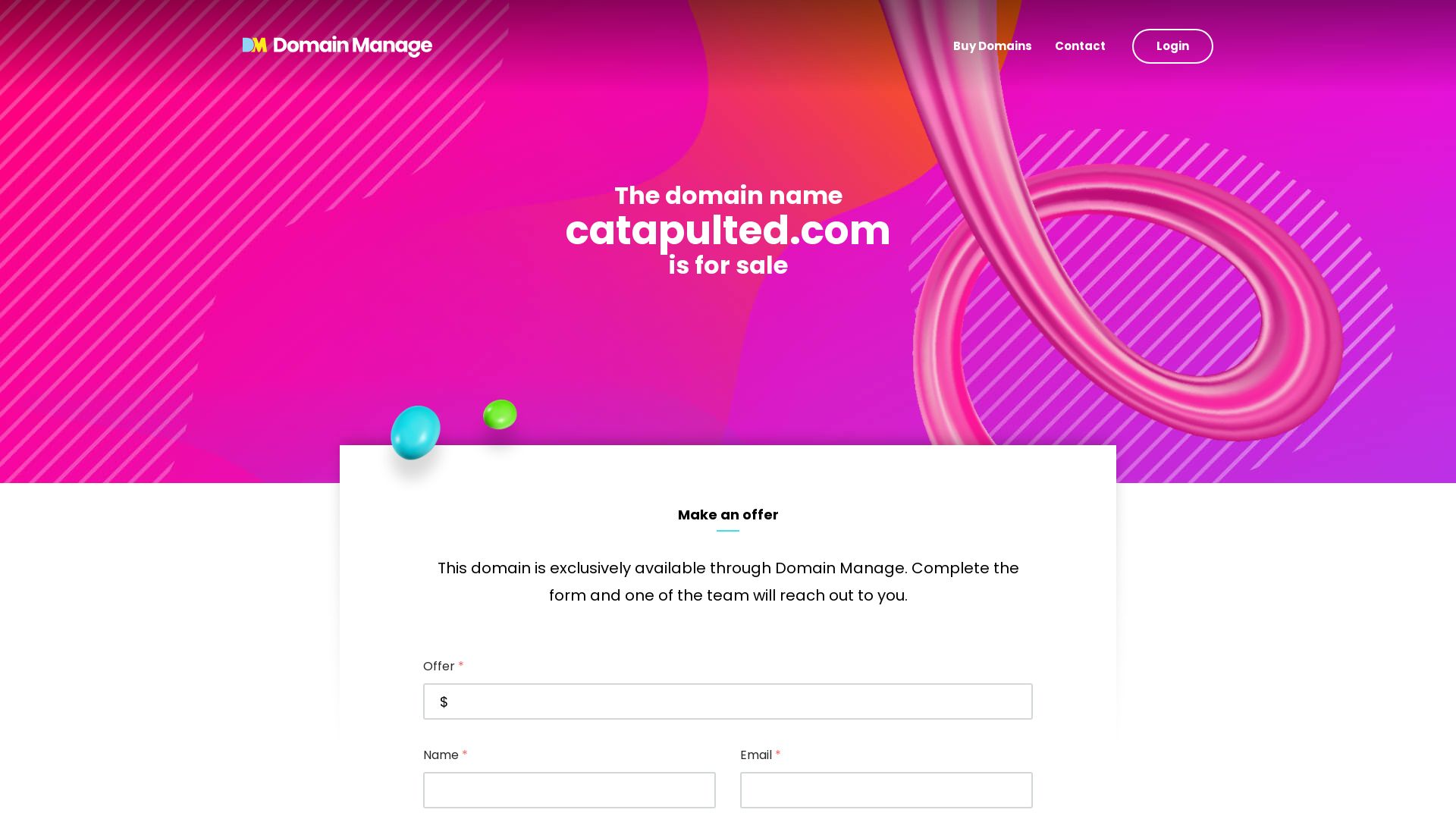 État du site web catapulted.com est   EN LIGNE