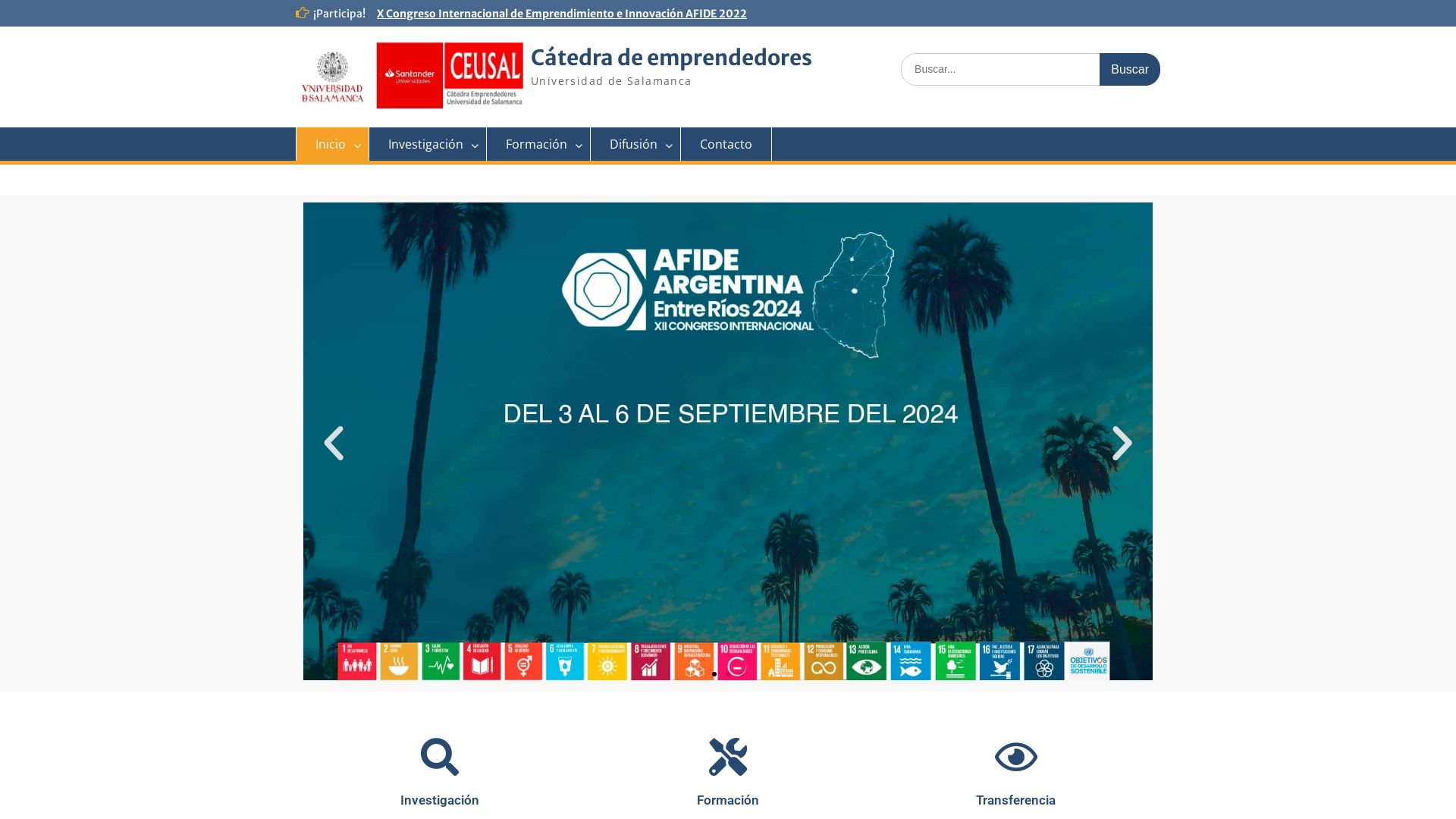 État du site web catedraemprendedores.org est   EN LIGNE