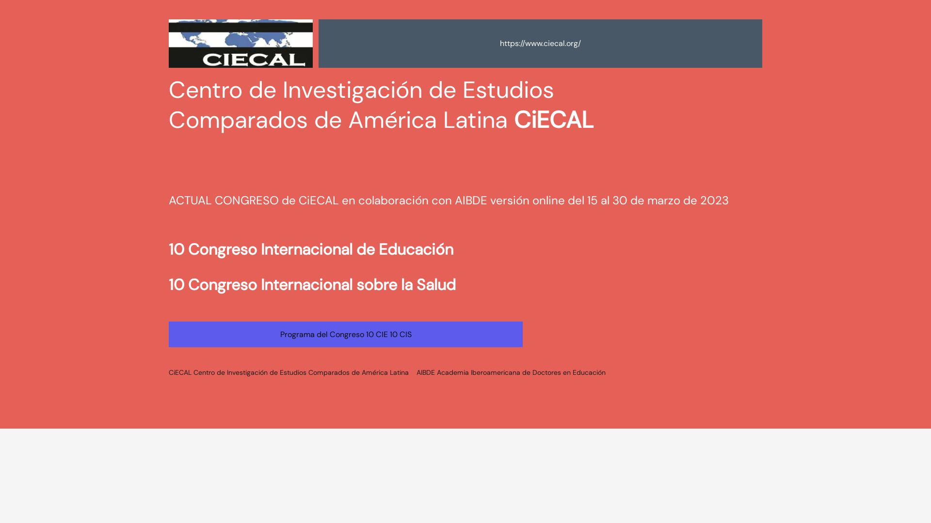 État du site web centro-ciecal.org est   EN LIGNE