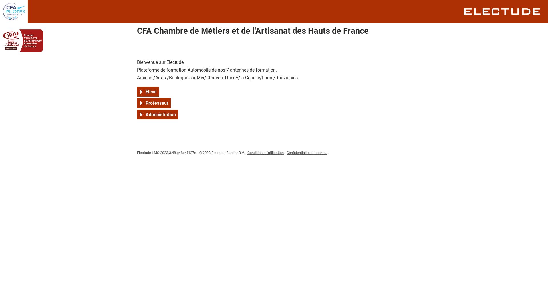 État du site web cfacmact.electude.eu est   EN LIGNE