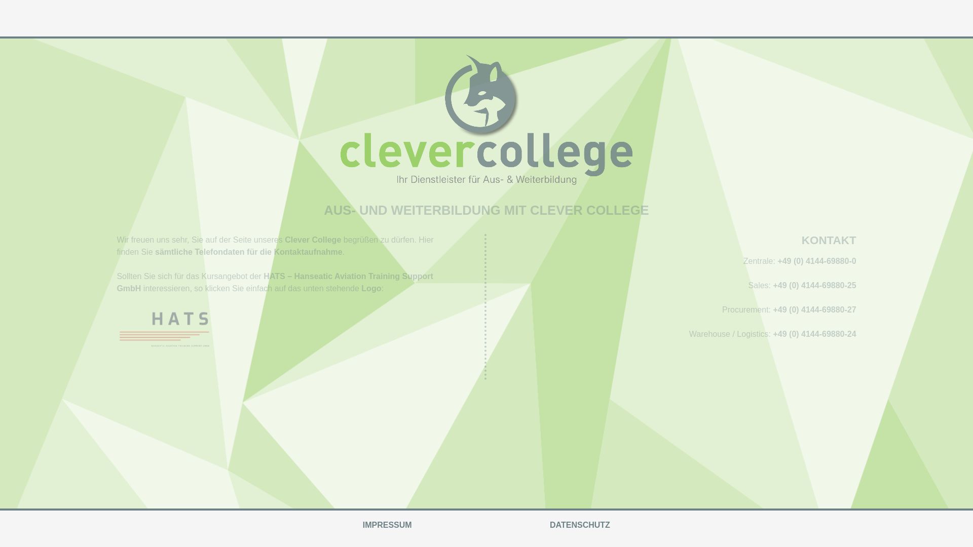 État du site web clever-college.com est   EN LIGNE