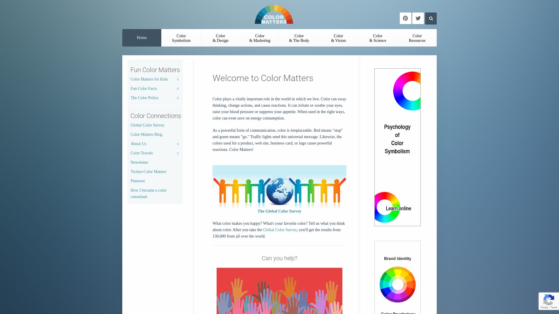 État du site web colormatters.com est   EN LIGNE