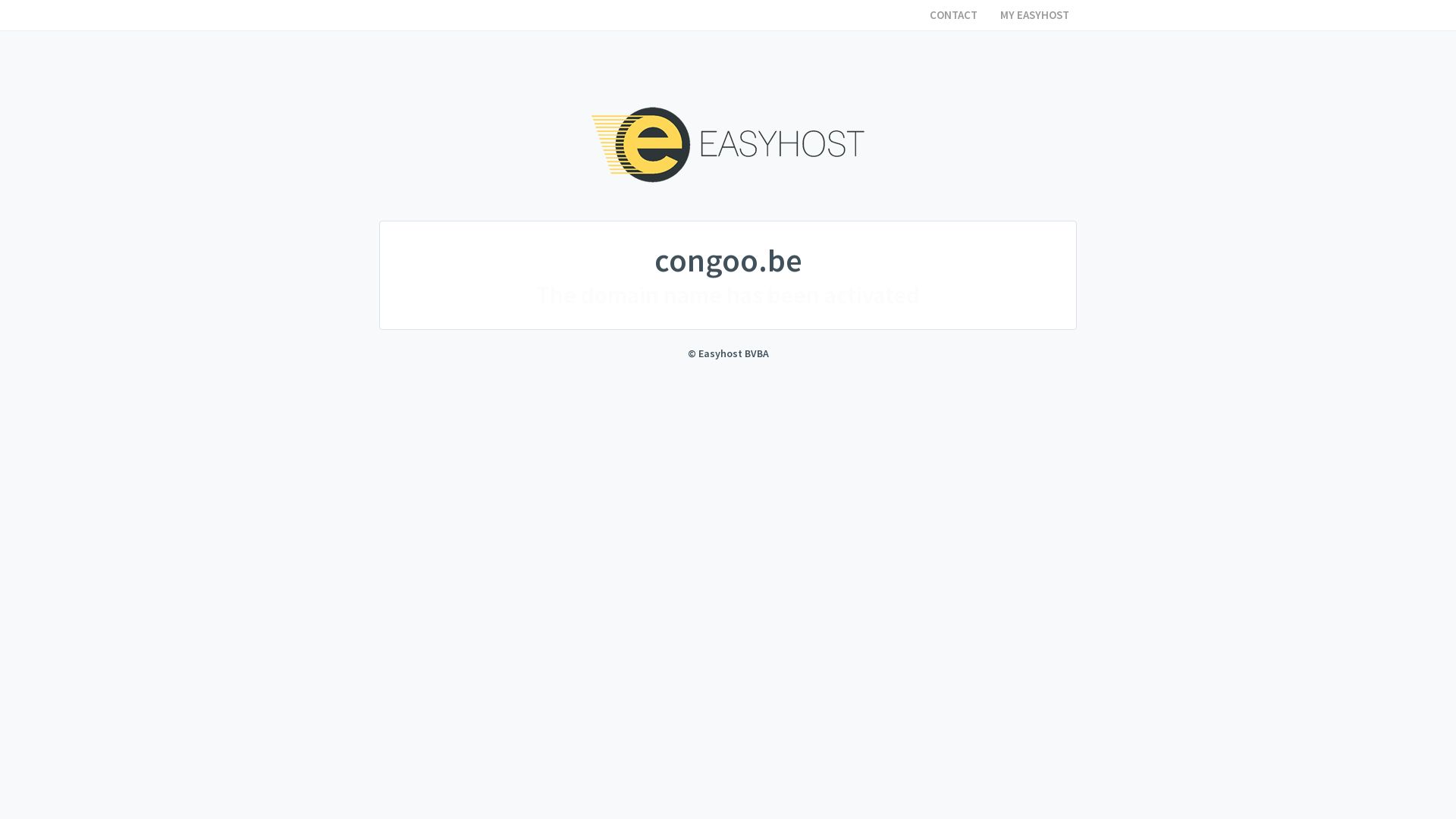 État du site web congoo.be est   EN LIGNE