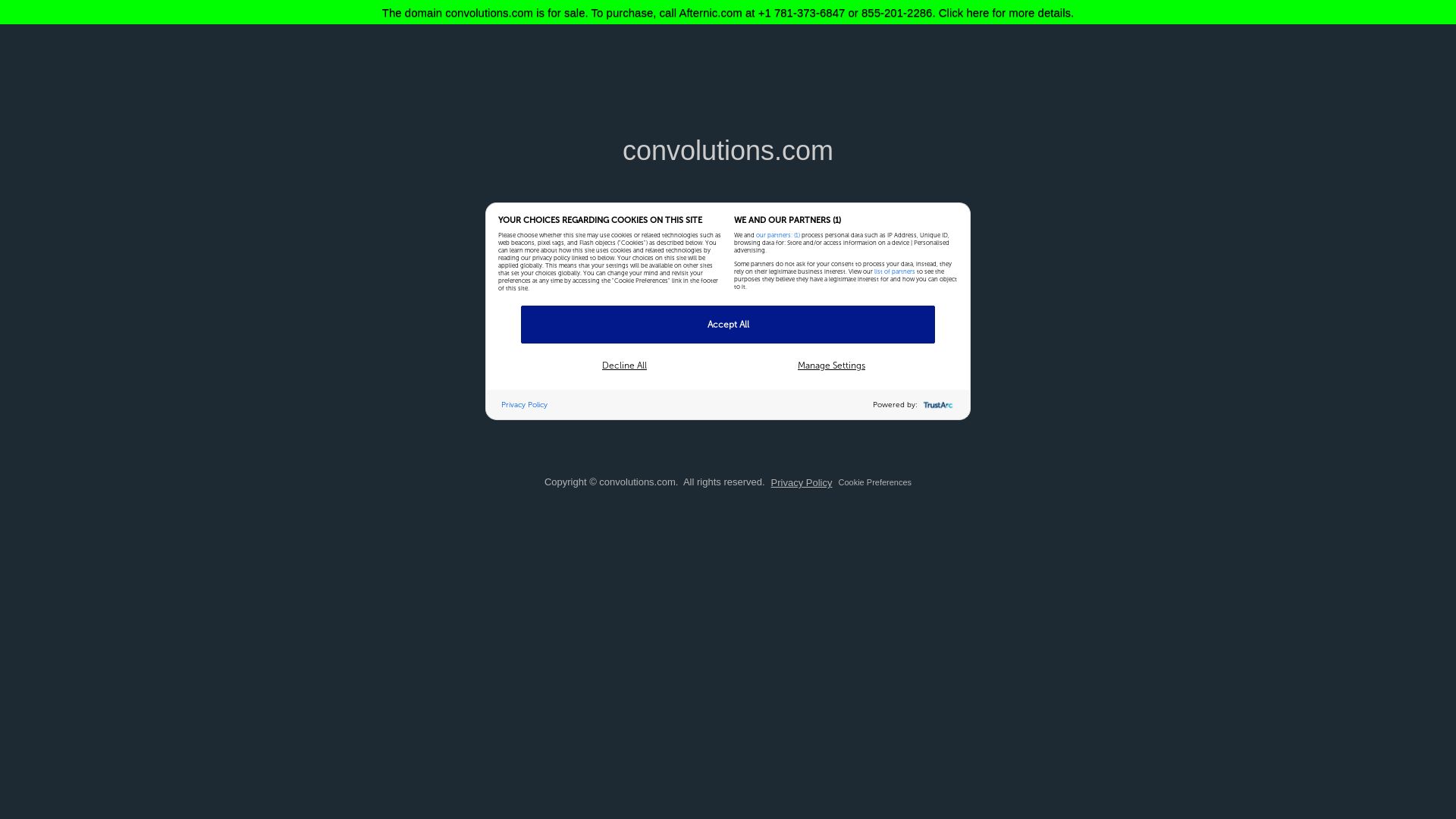 État du site web convolutions.com est   EN LIGNE
