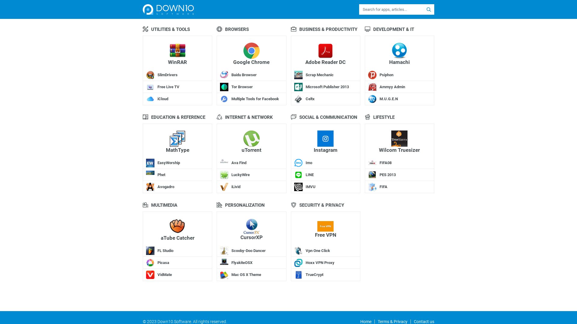 État du site web down10.software est   EN LIGNE