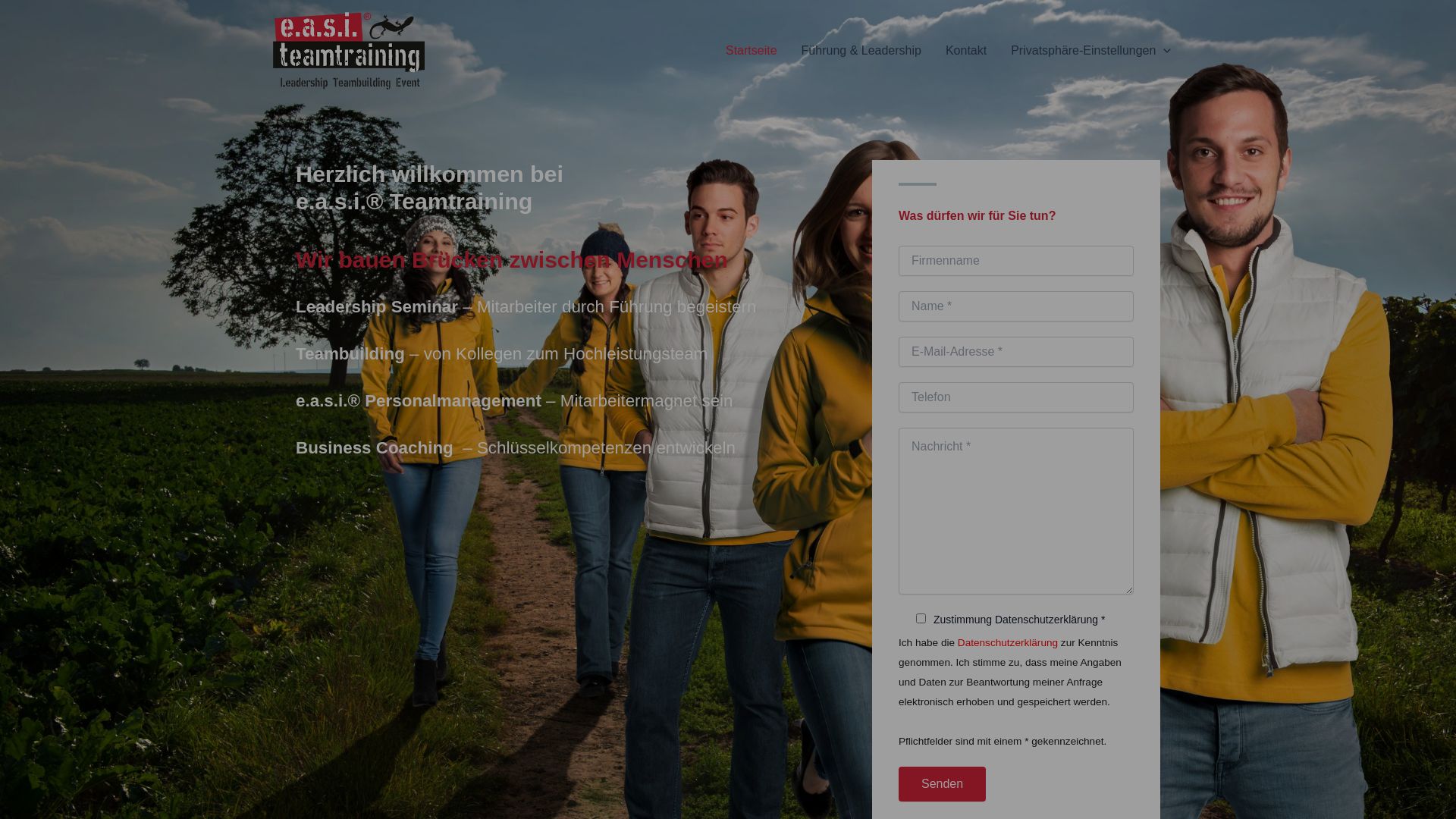 État du site web easi-teamtraining.de est   EN LIGNE