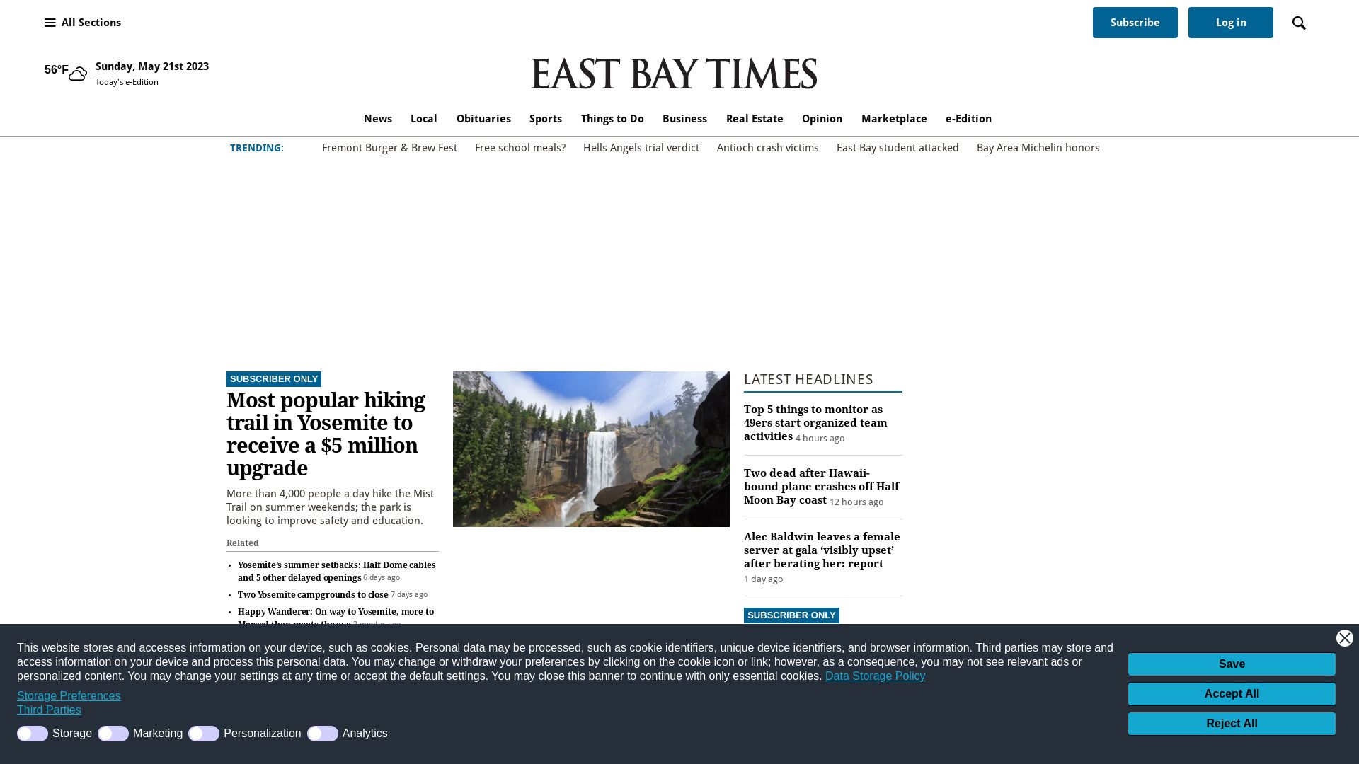 État du site web eastbaytimes.com est   EN LIGNE