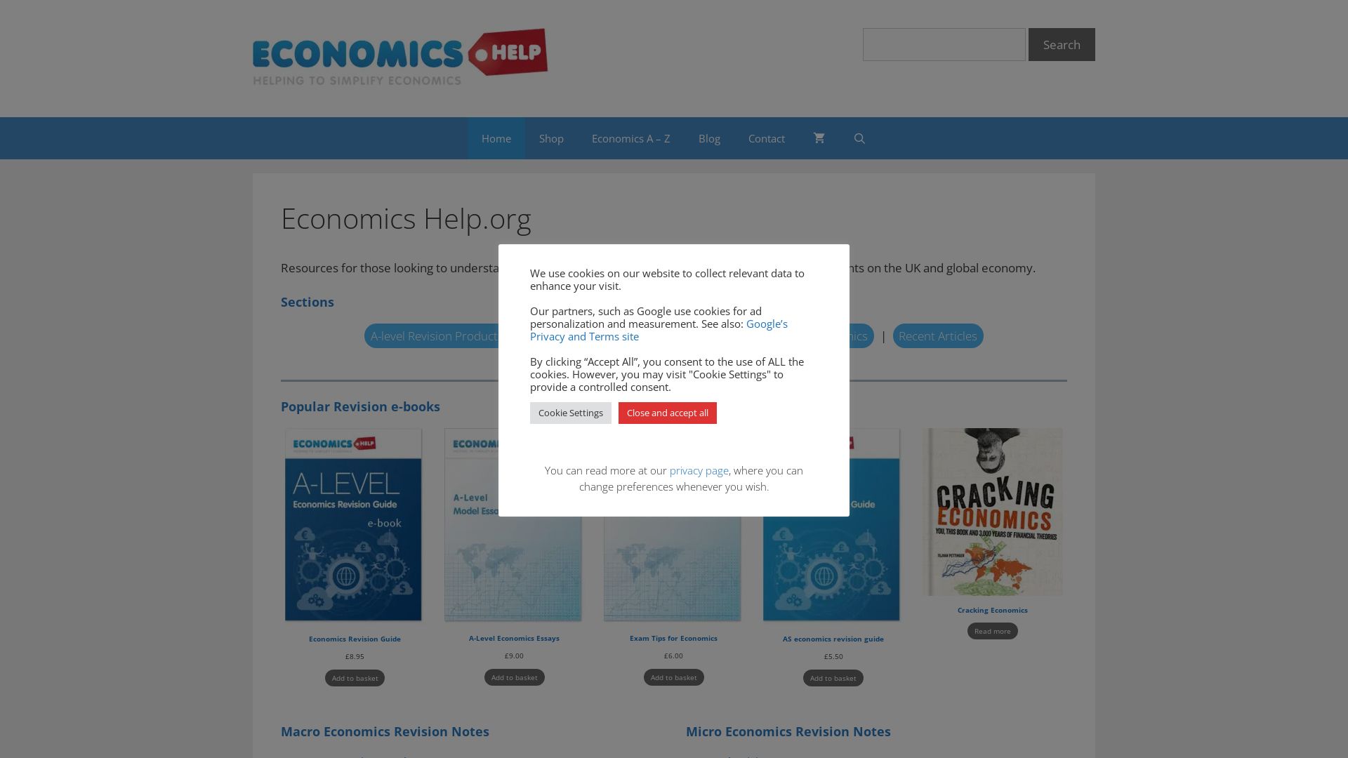 État du site web economicshelp.org est   EN LIGNE