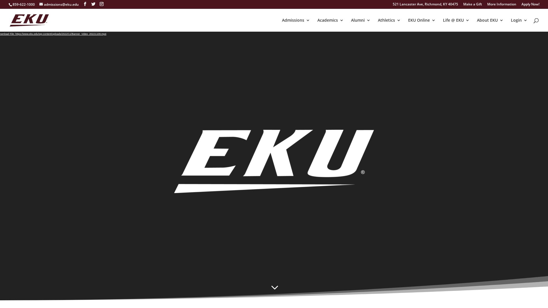 État du site web eku.edu est   EN LIGNE