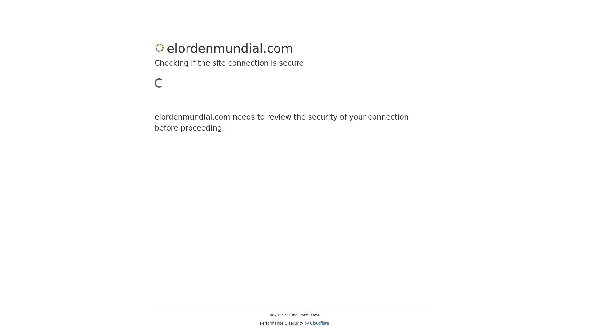 État du site web elordenmundial.com est   EN LIGNE