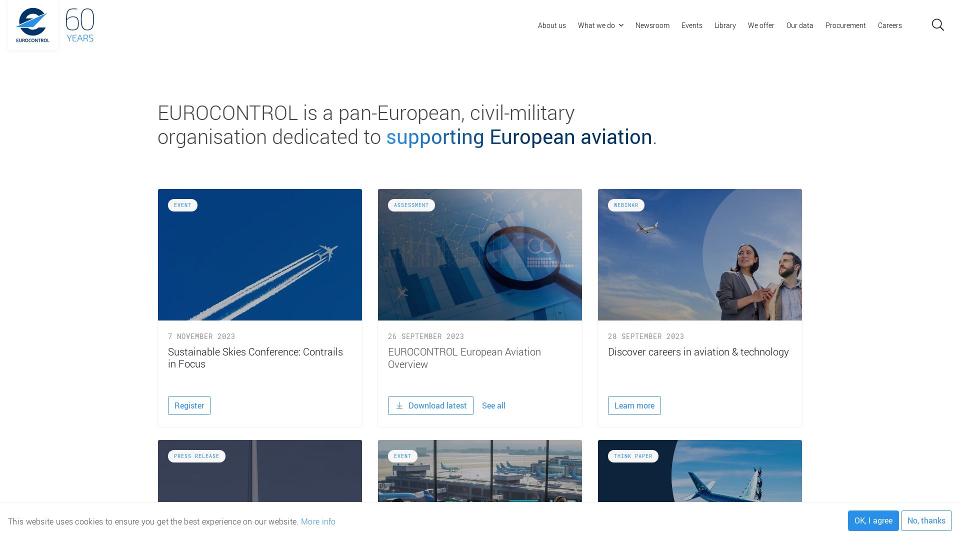 État du site web eurocontrol.int est   EN LIGNE