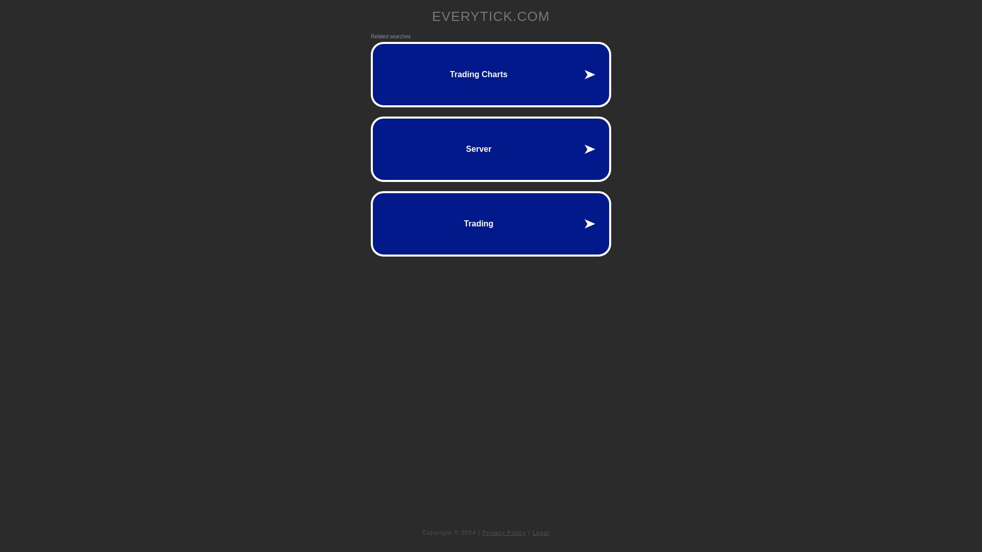 État du site web everytick.com est   EN LIGNE