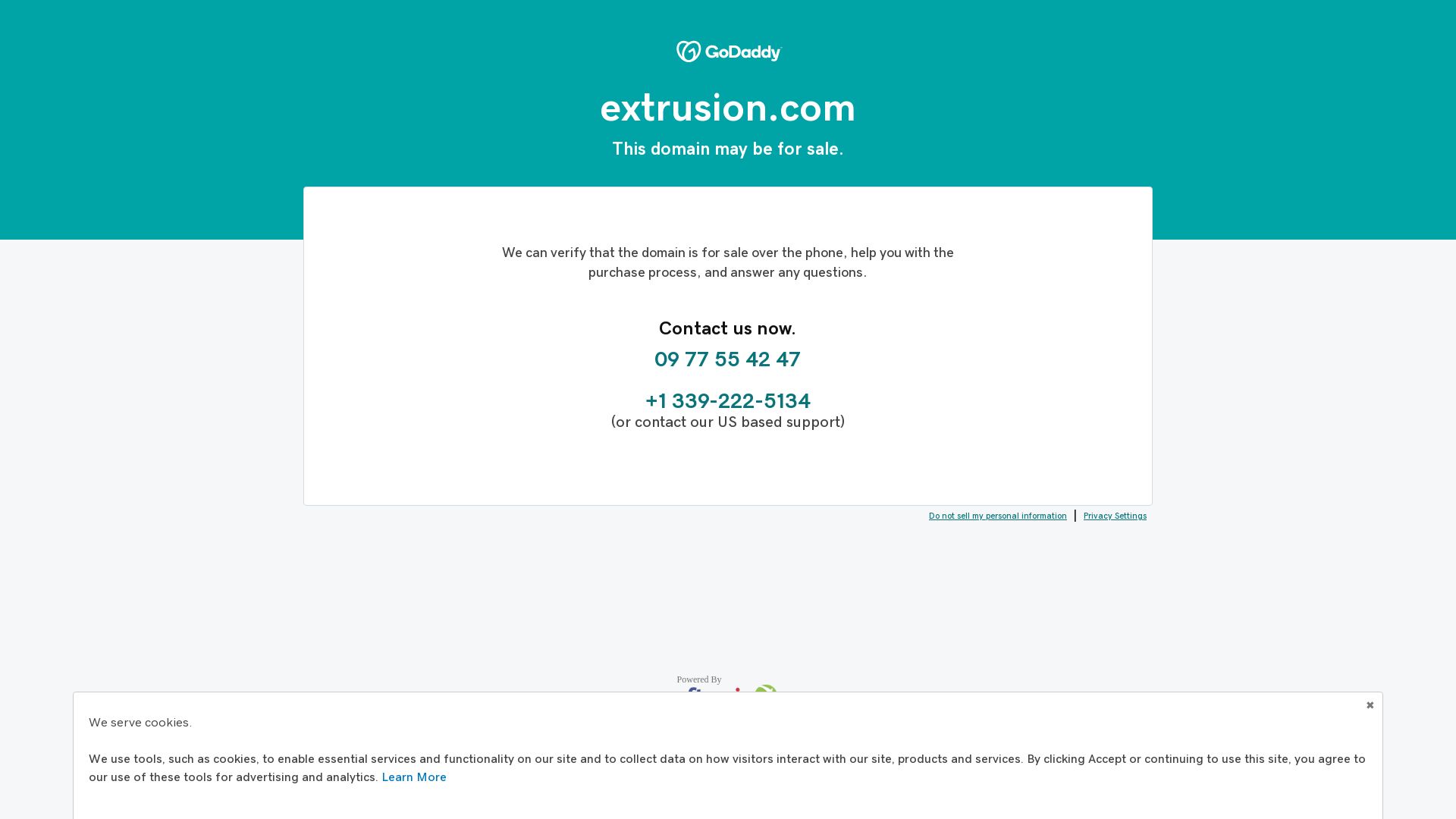 État du site web extrusion.com est   EN LIGNE