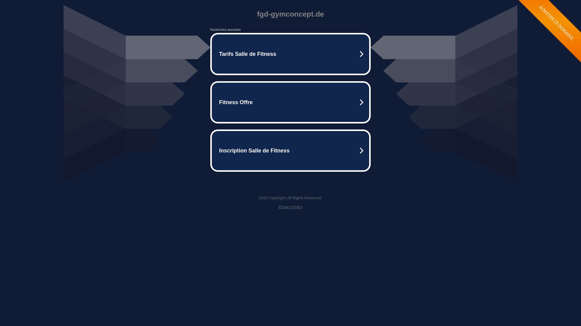 État du site web fgd-gymconcept.de est   EN LIGNE