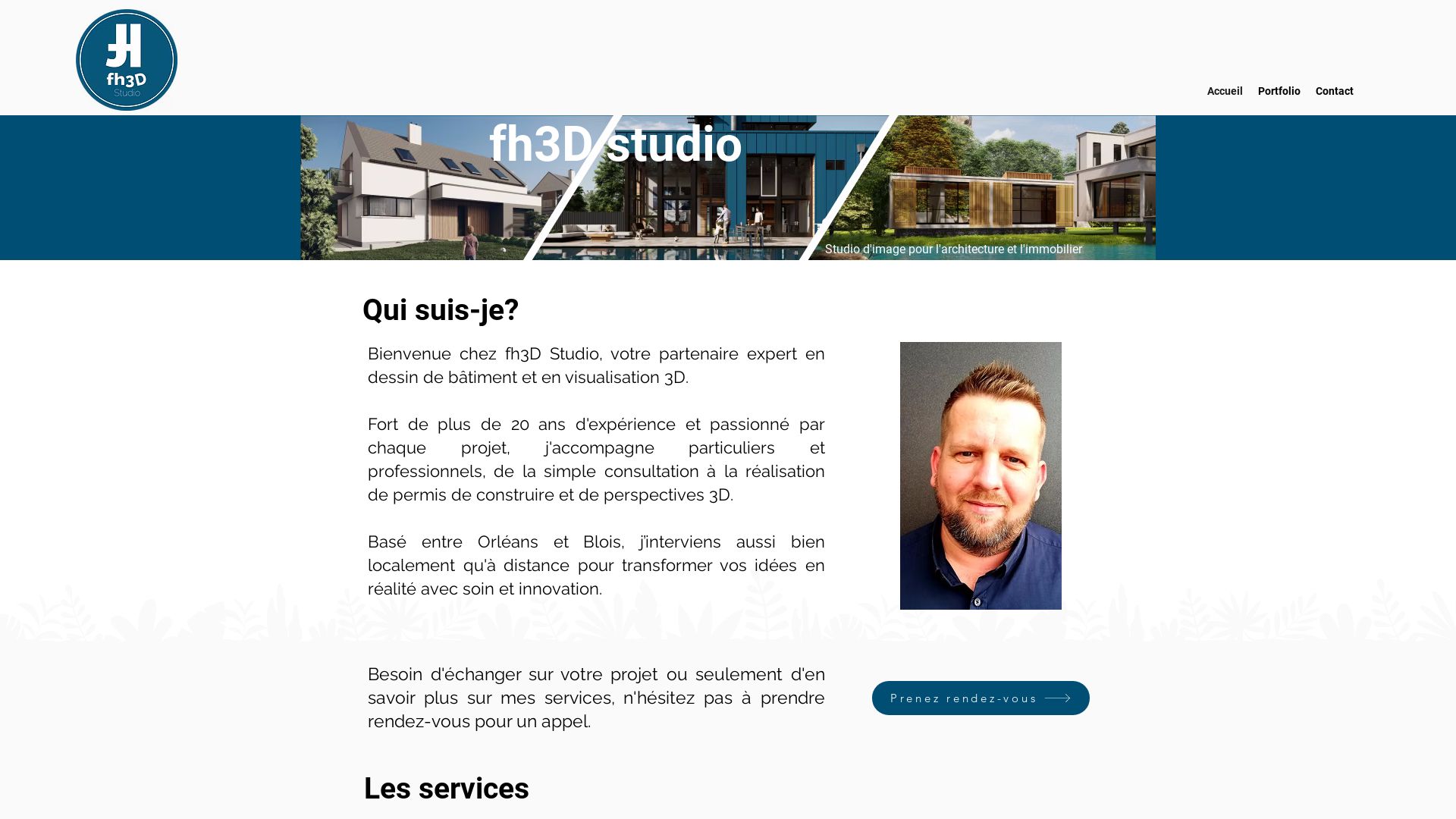 État du site web fh3dstudio.fr est   EN LIGNE