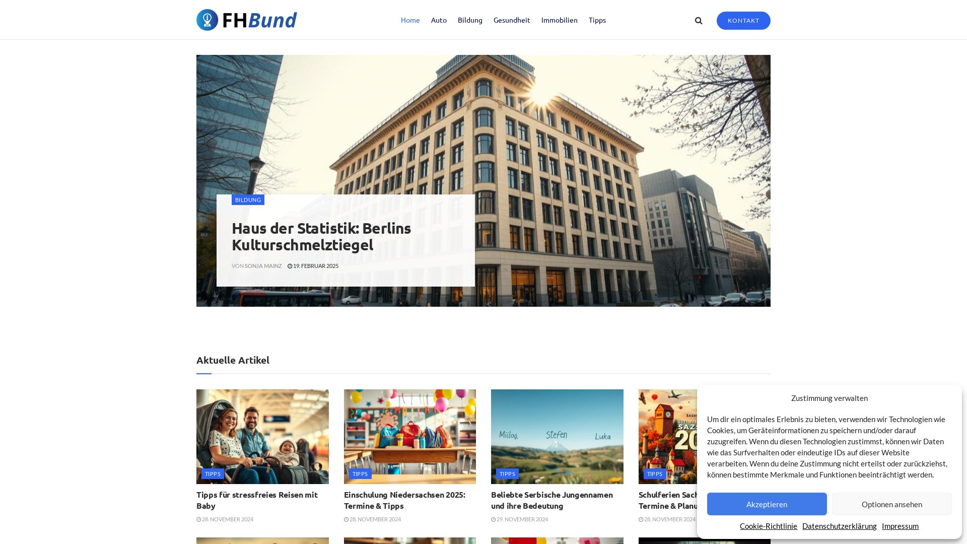 État du site web fhbund.de est   EN LIGNE